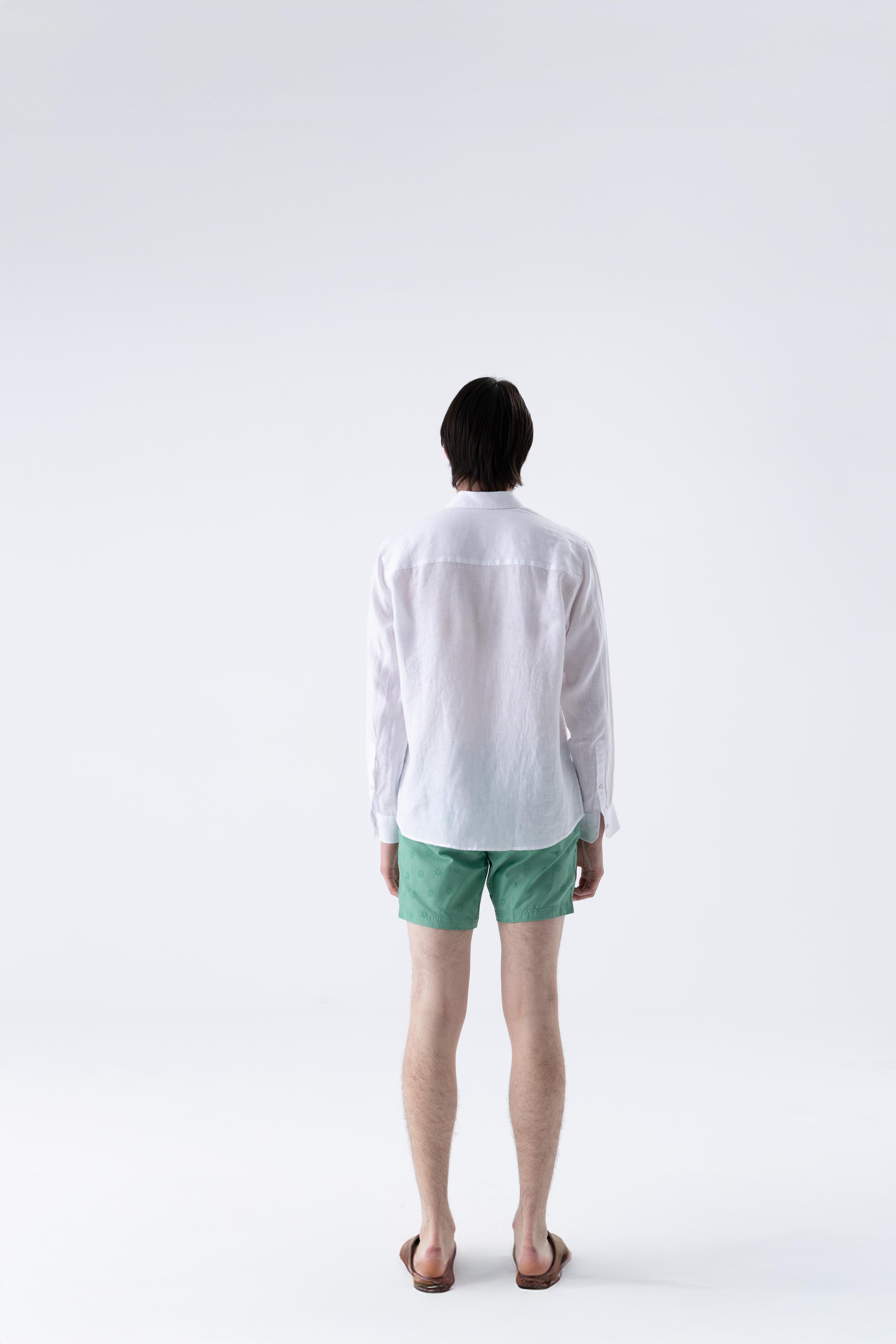 THE LINEN SHIRT - WHITE