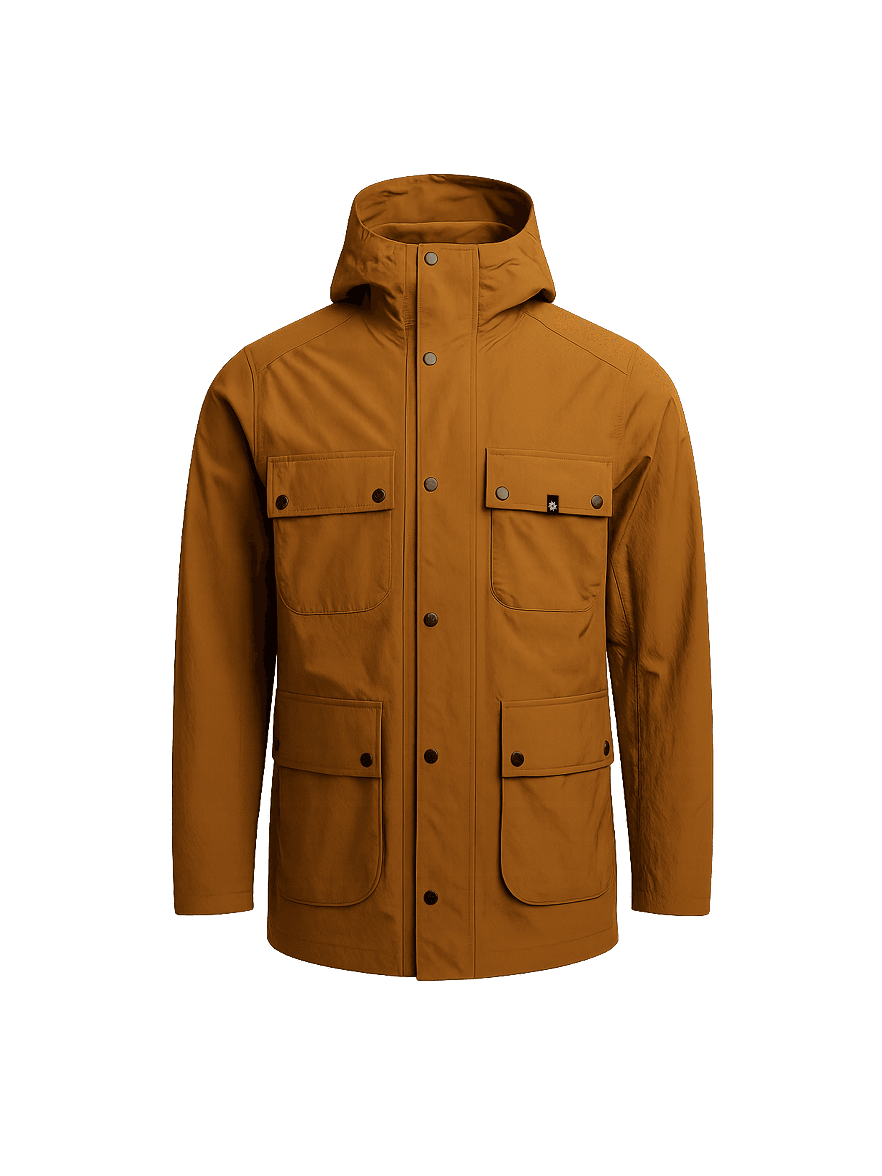 MOTO WINDBREAKER JACKET - GOLDEN BROWN