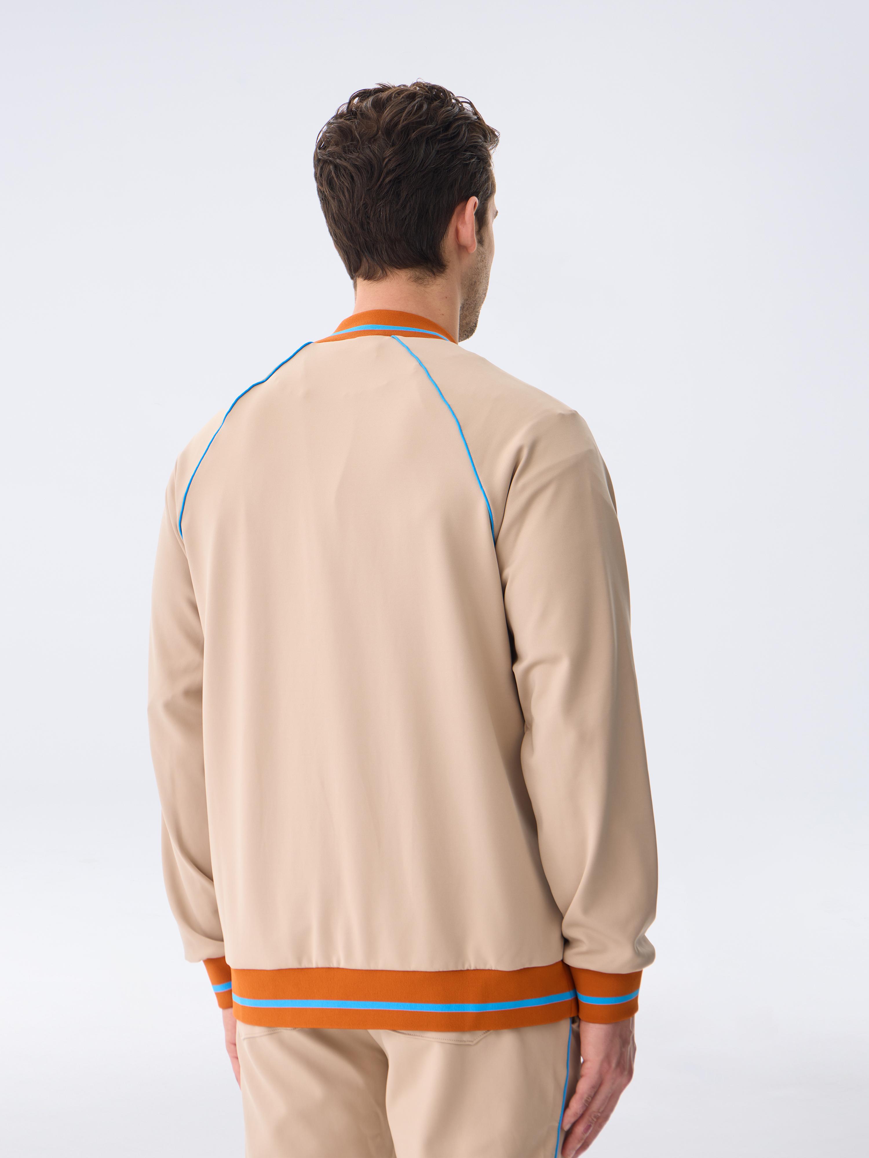 RIB BOMBER - TAILOR BEIGE