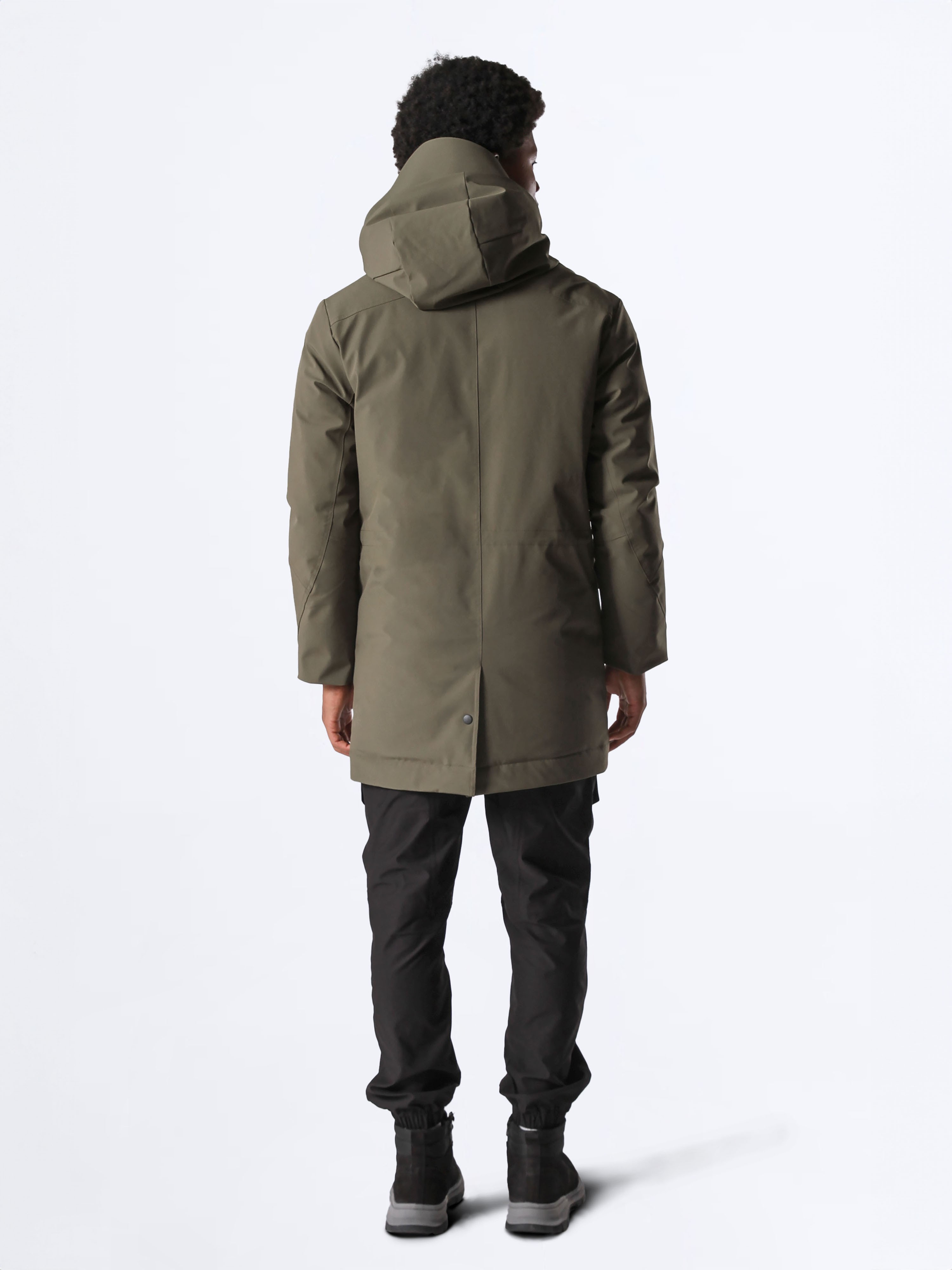 DOWN STORM KAZ TÜYÜ PARKA - OLIVE NIGHT