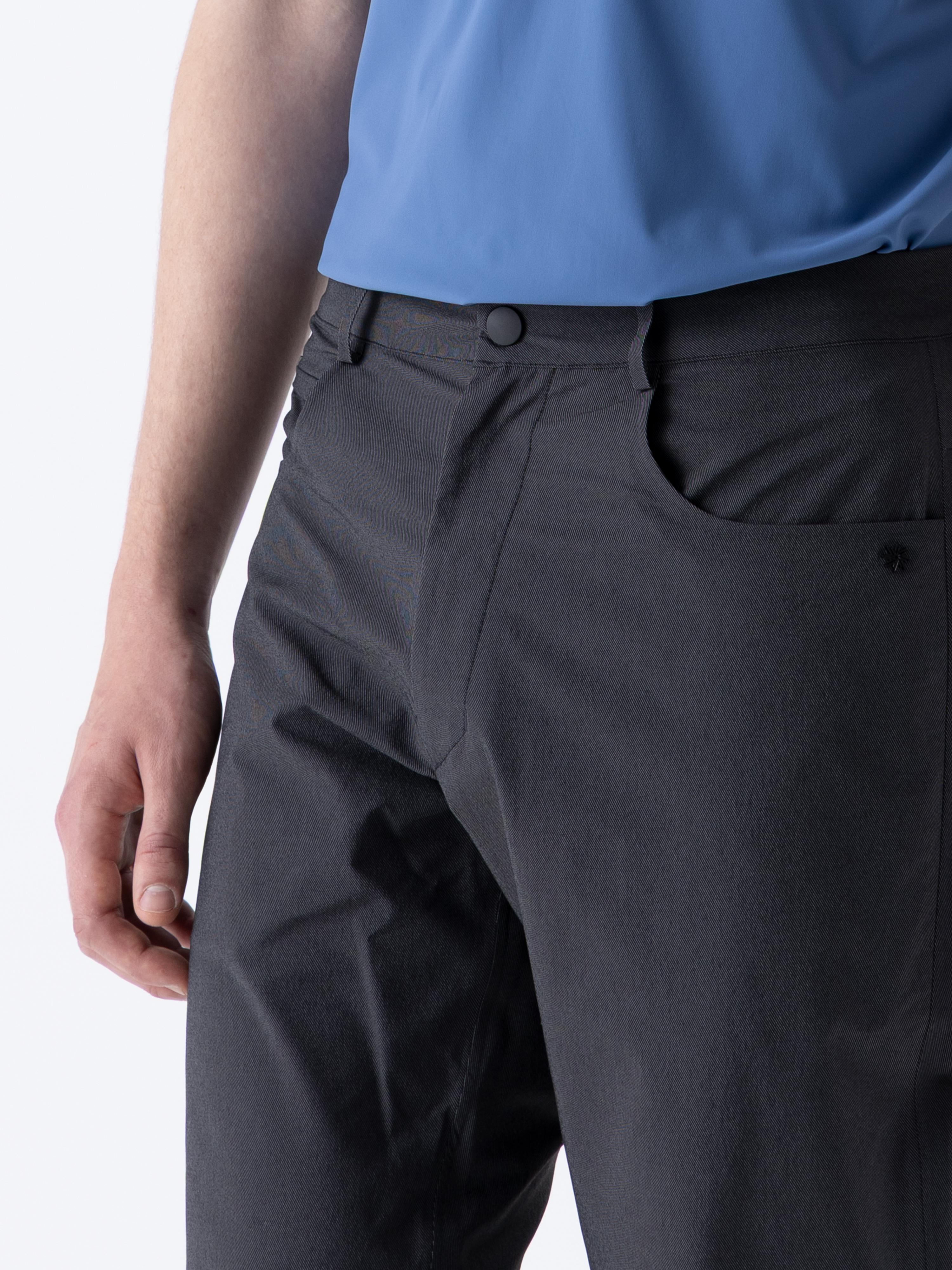 NEO TECHNO DENIM PANT - BLACK ONYX