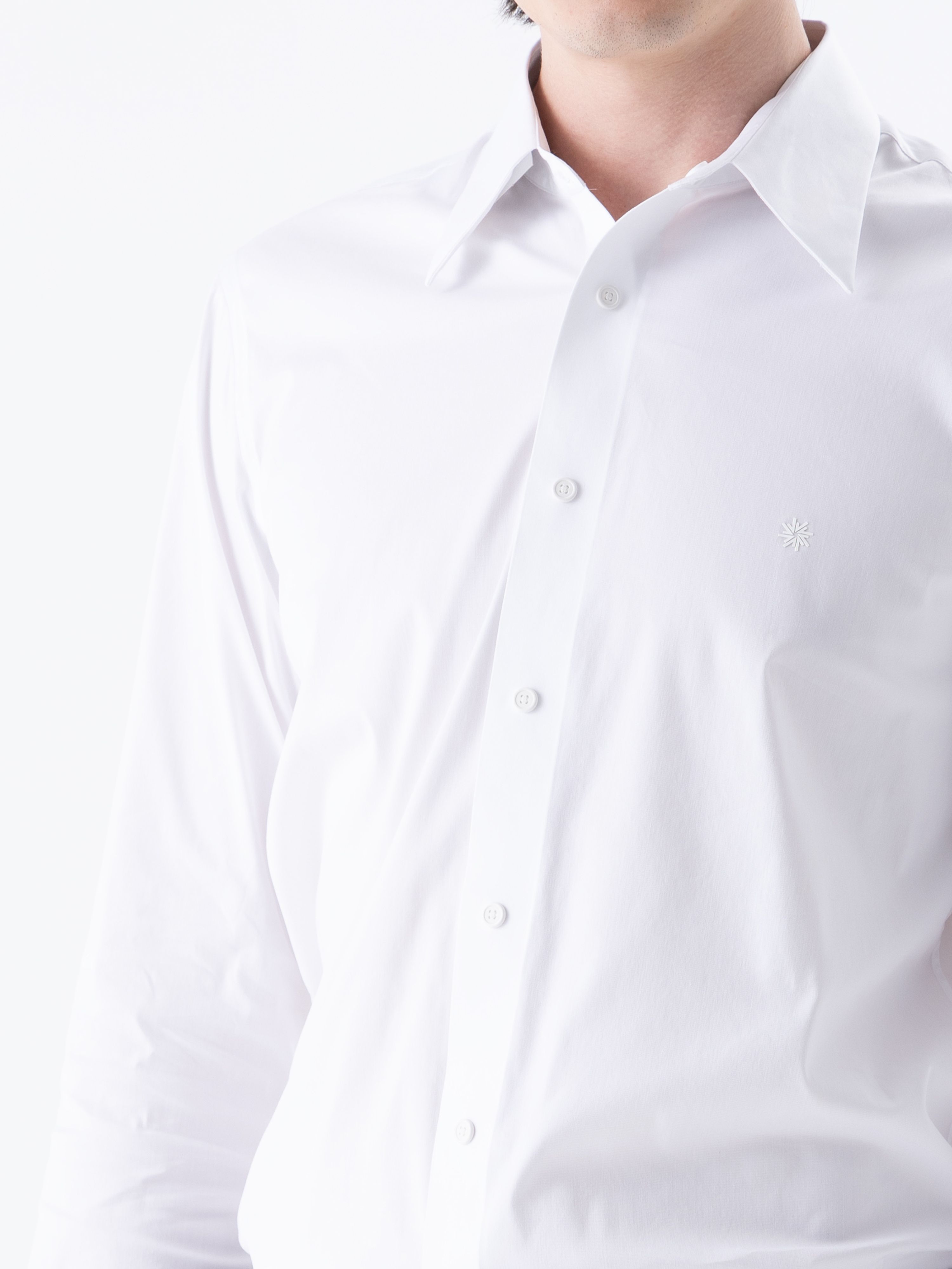 TECHNO TAILORED SHIRT - WHITE