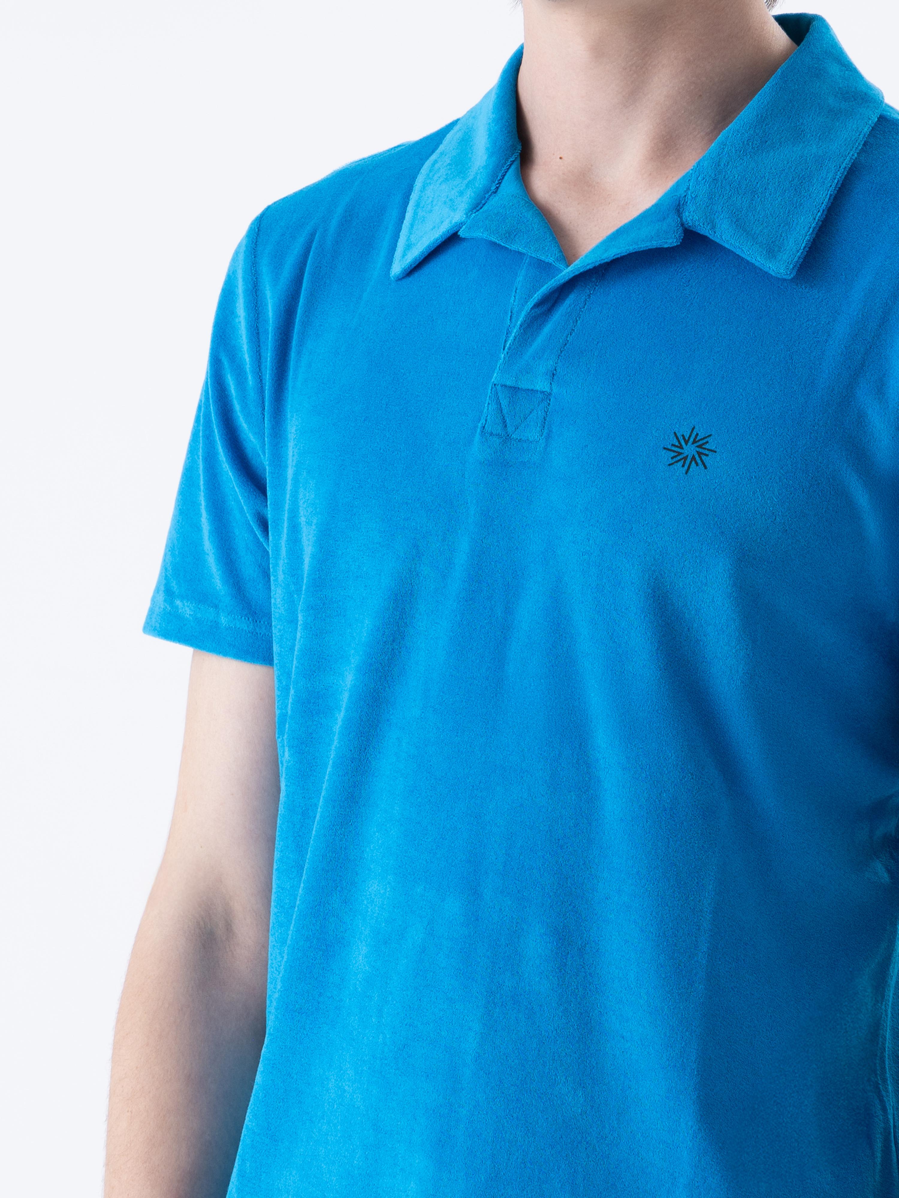 TOWEL COTTON POLO - BLUE