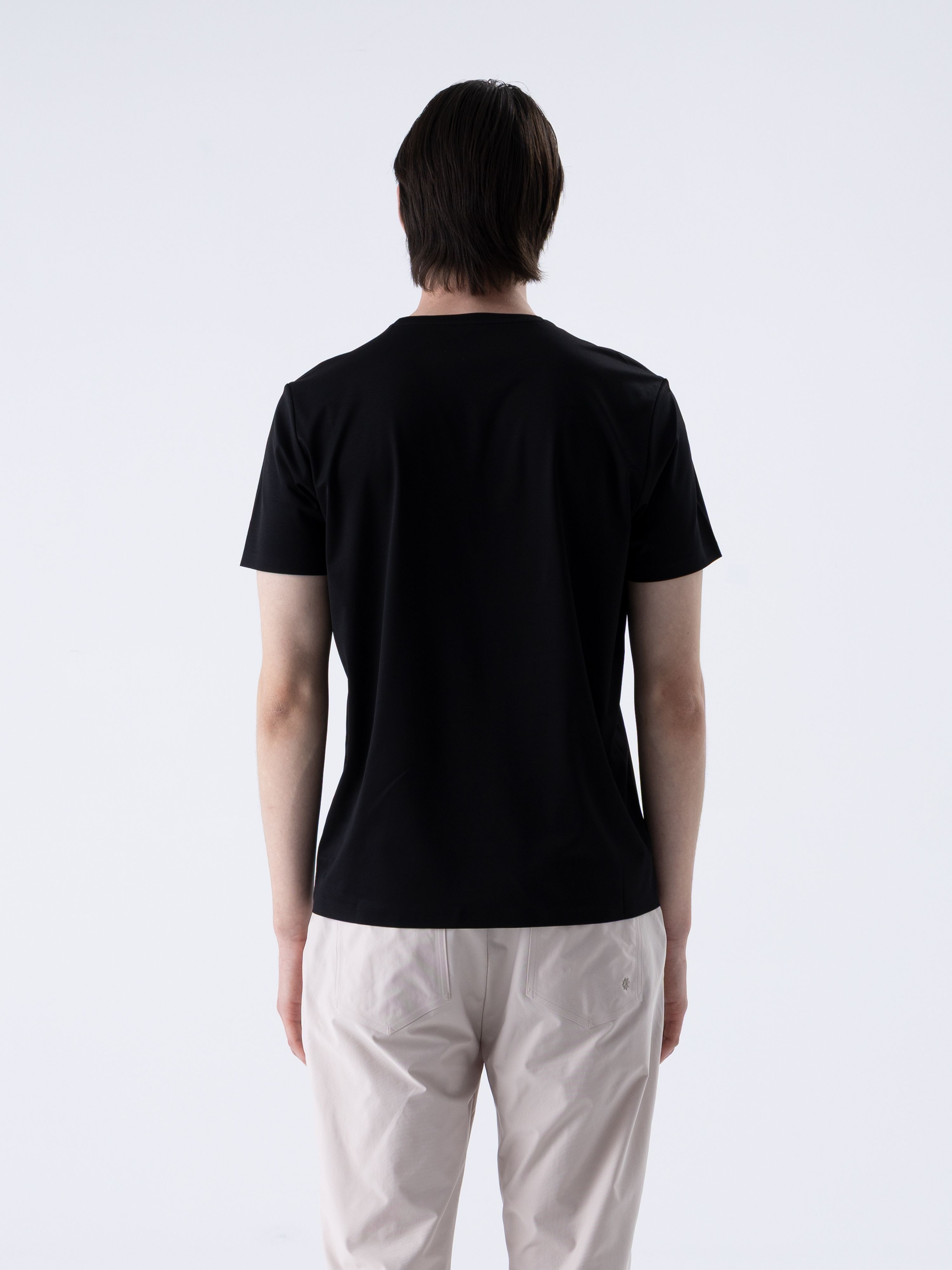SUPER MERCERIZED SS TEE - NERO BLACK