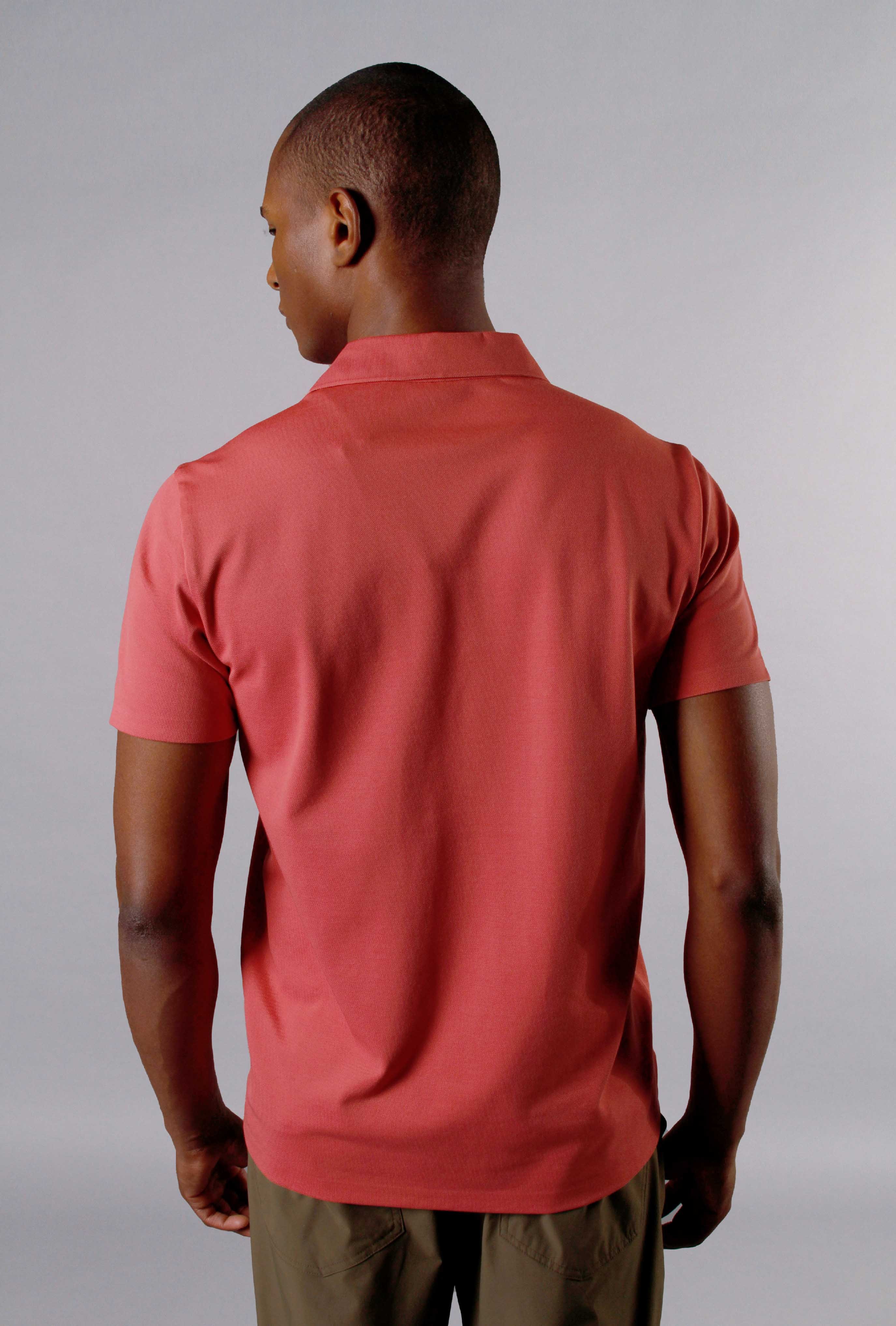 ALL DAY POLO - POWDER RED