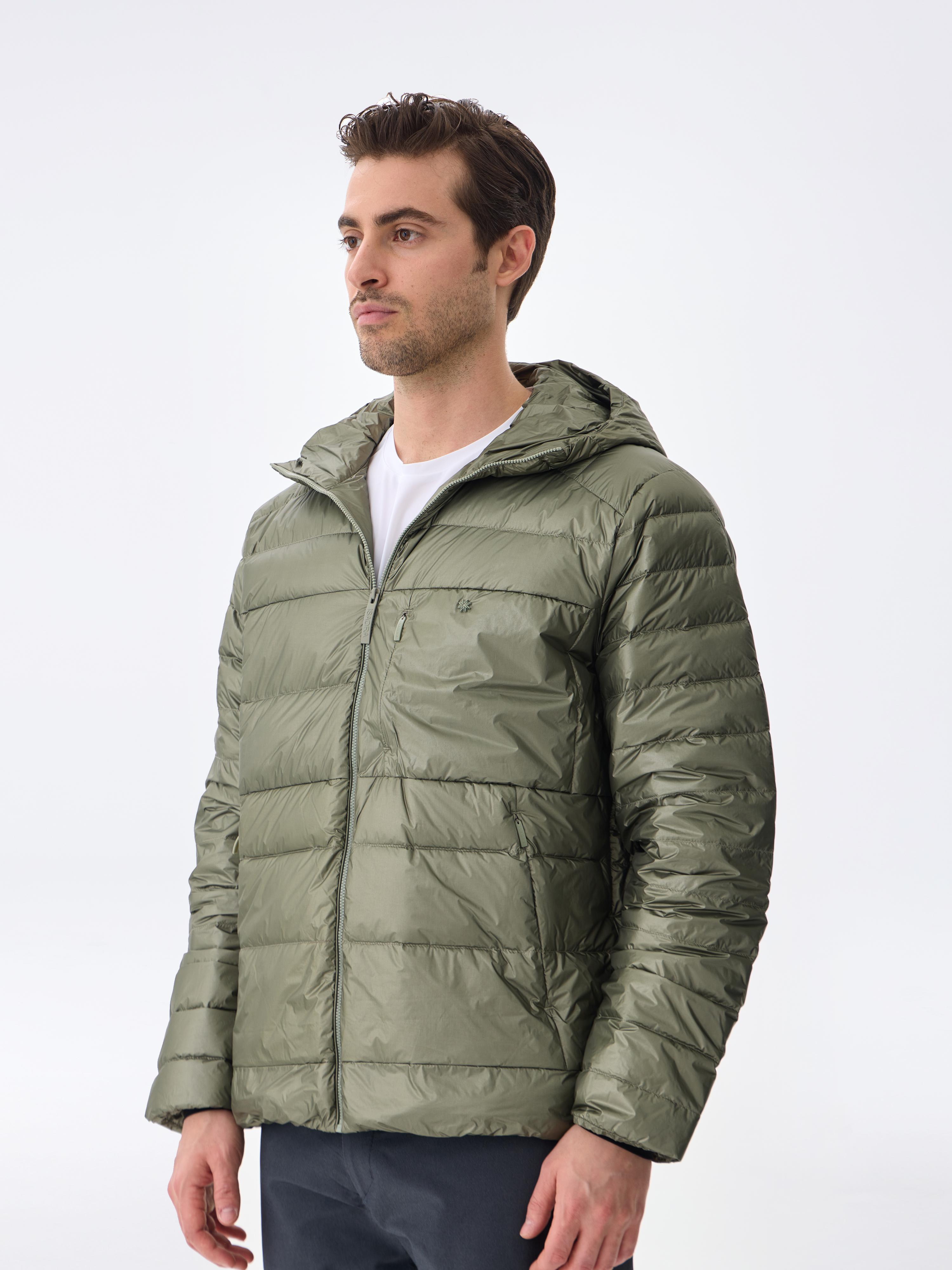 HOODED BOLD DOWN JACKET