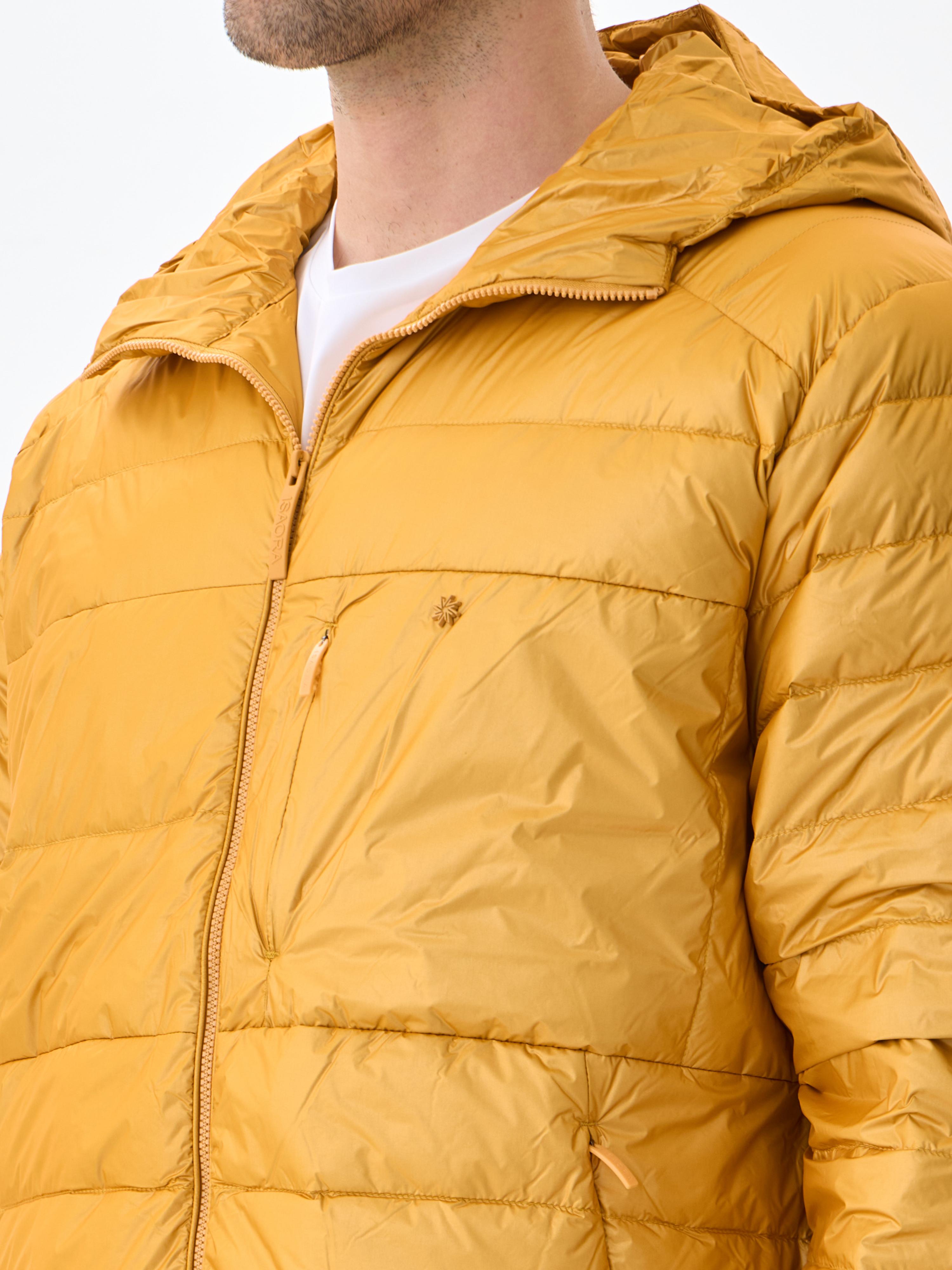 HOODED BOLD DOWN JACKET - RADIANT YELLOW