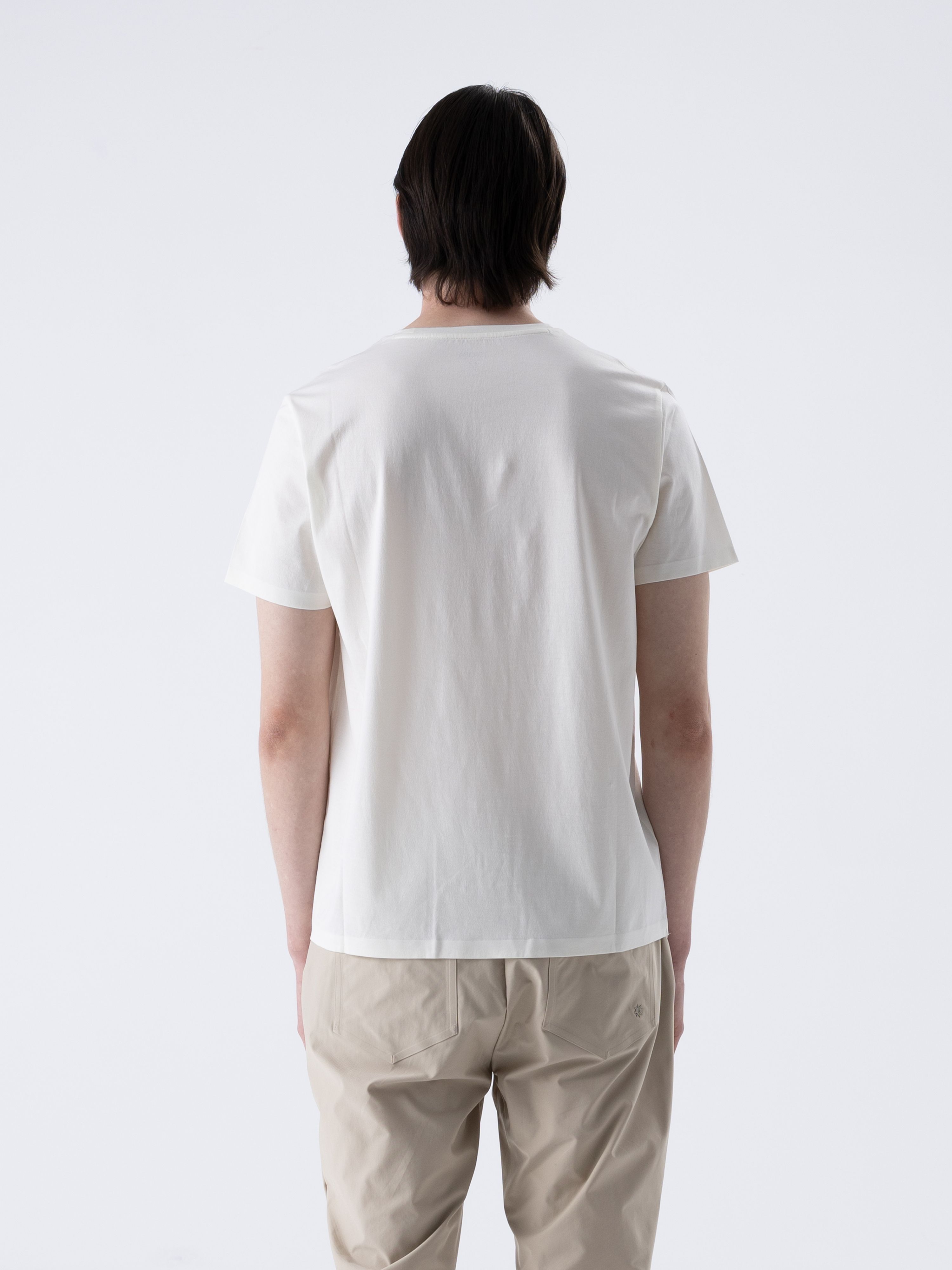 SUPER FINE MERCERIZED TSHIRT - WHITE