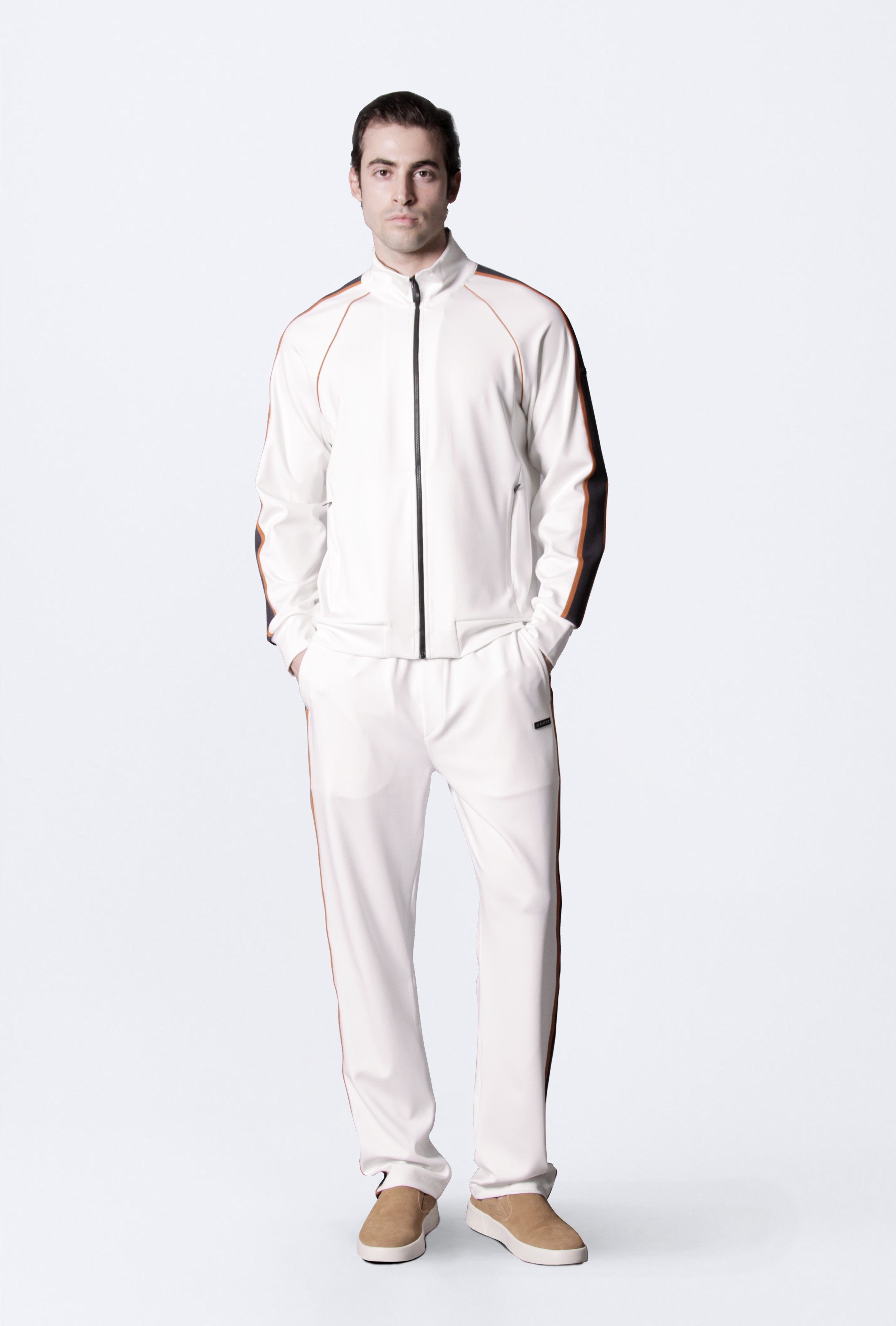 STRIPE PANT ŞERİTLİ EŞOFMAN  - SUBTLE WHITE