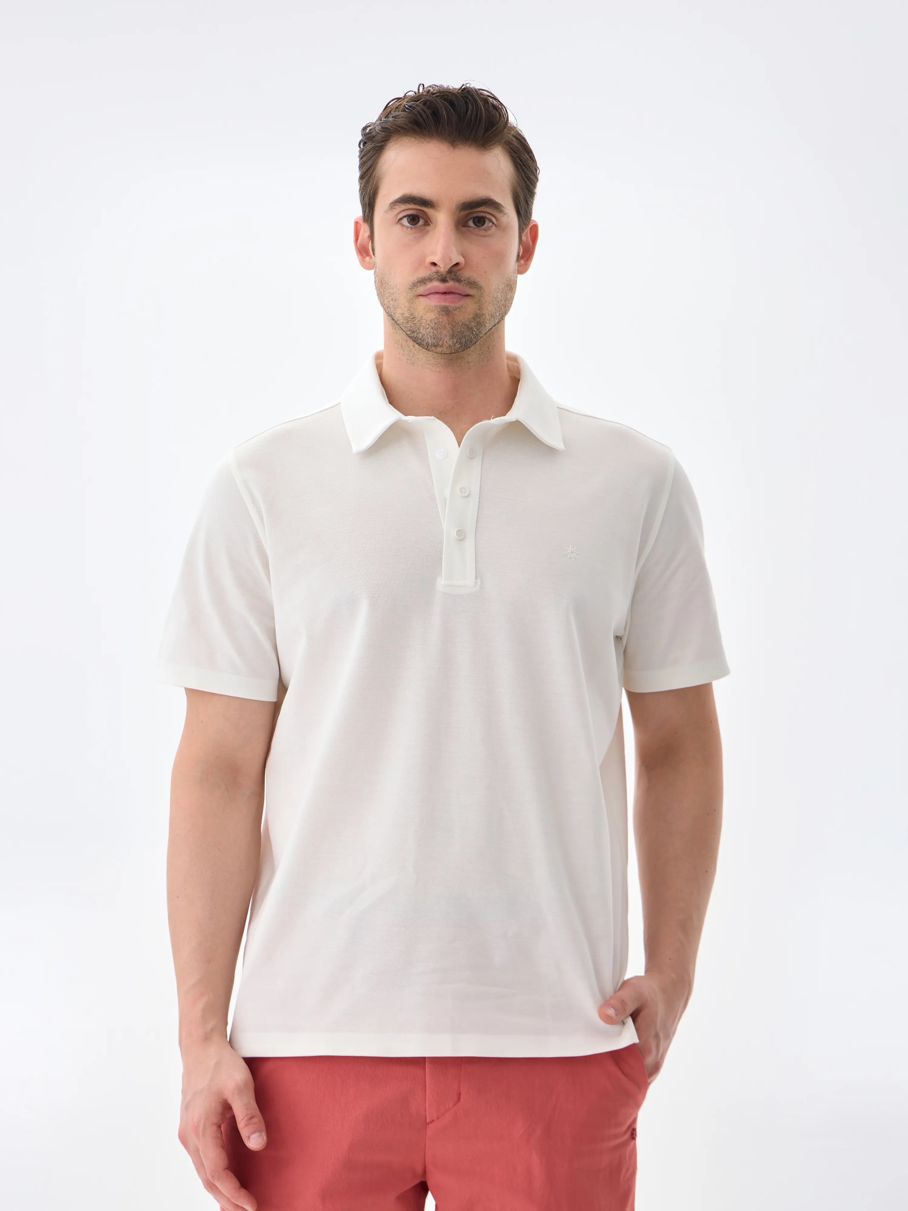 PIMA COMFORT POLO - WHITE