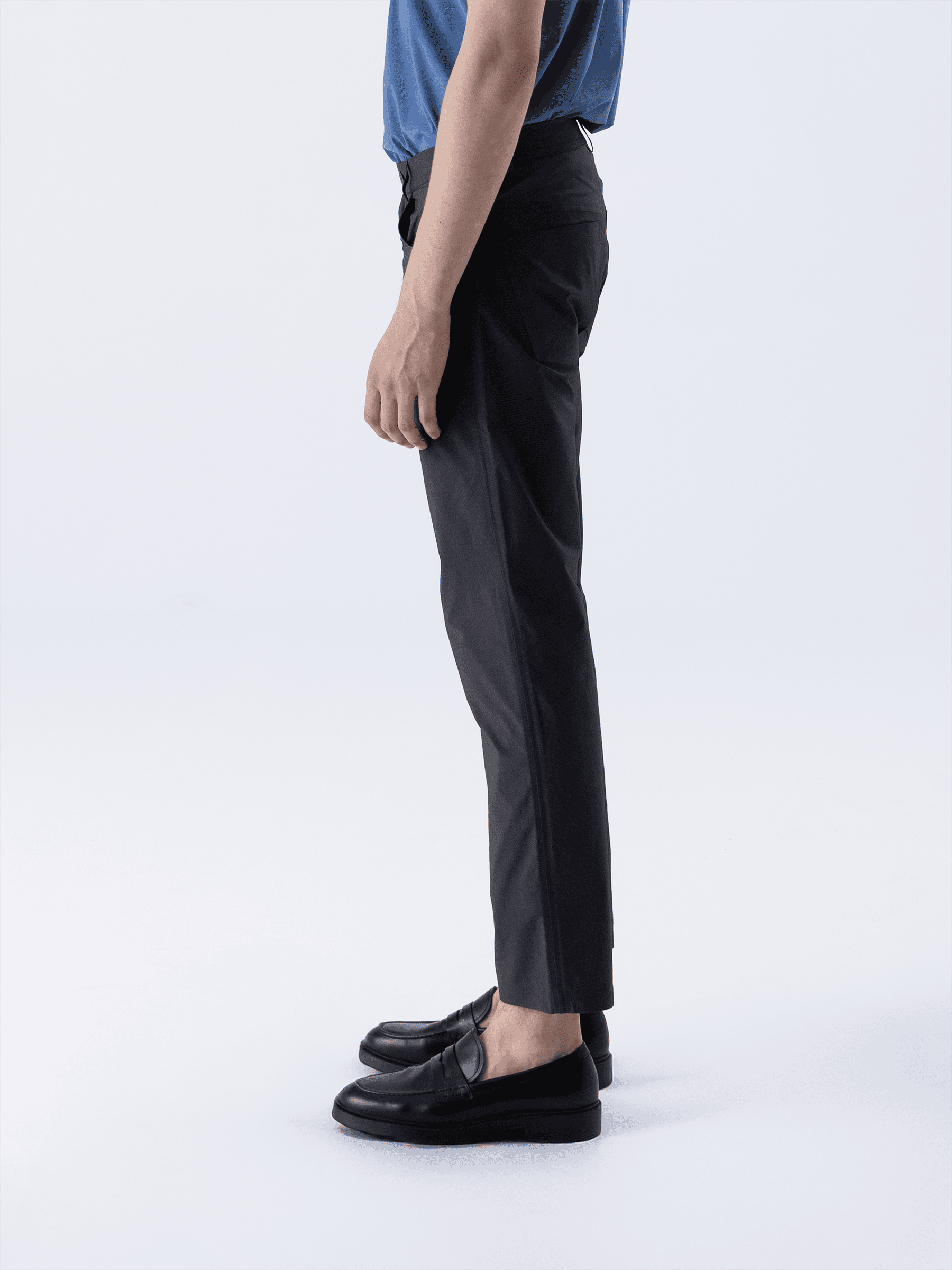 NEO TECHNO DENIM PANT - BLACK ONYX