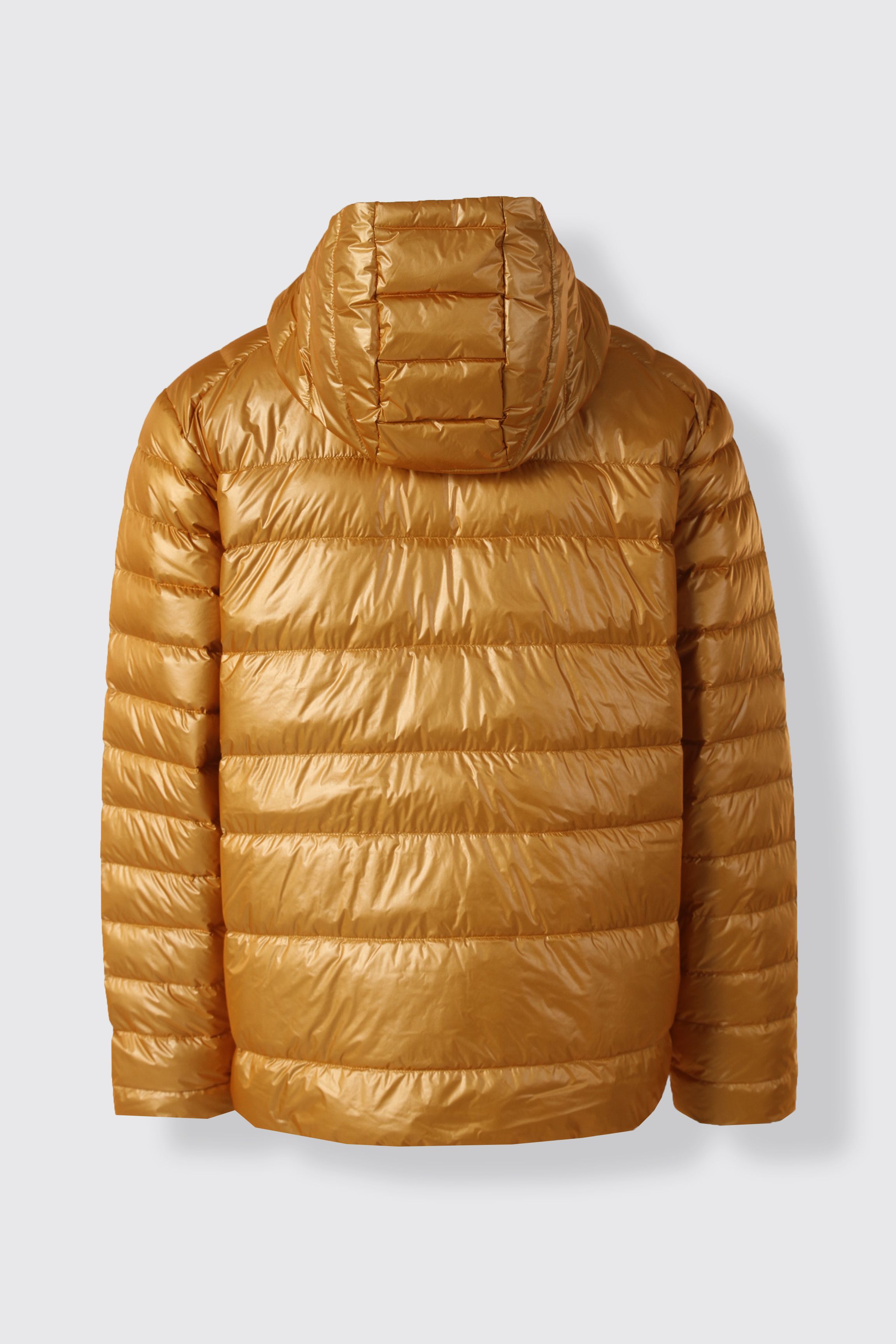 HOODED BOLD DOWN JACKET - RADIANT YELLOW