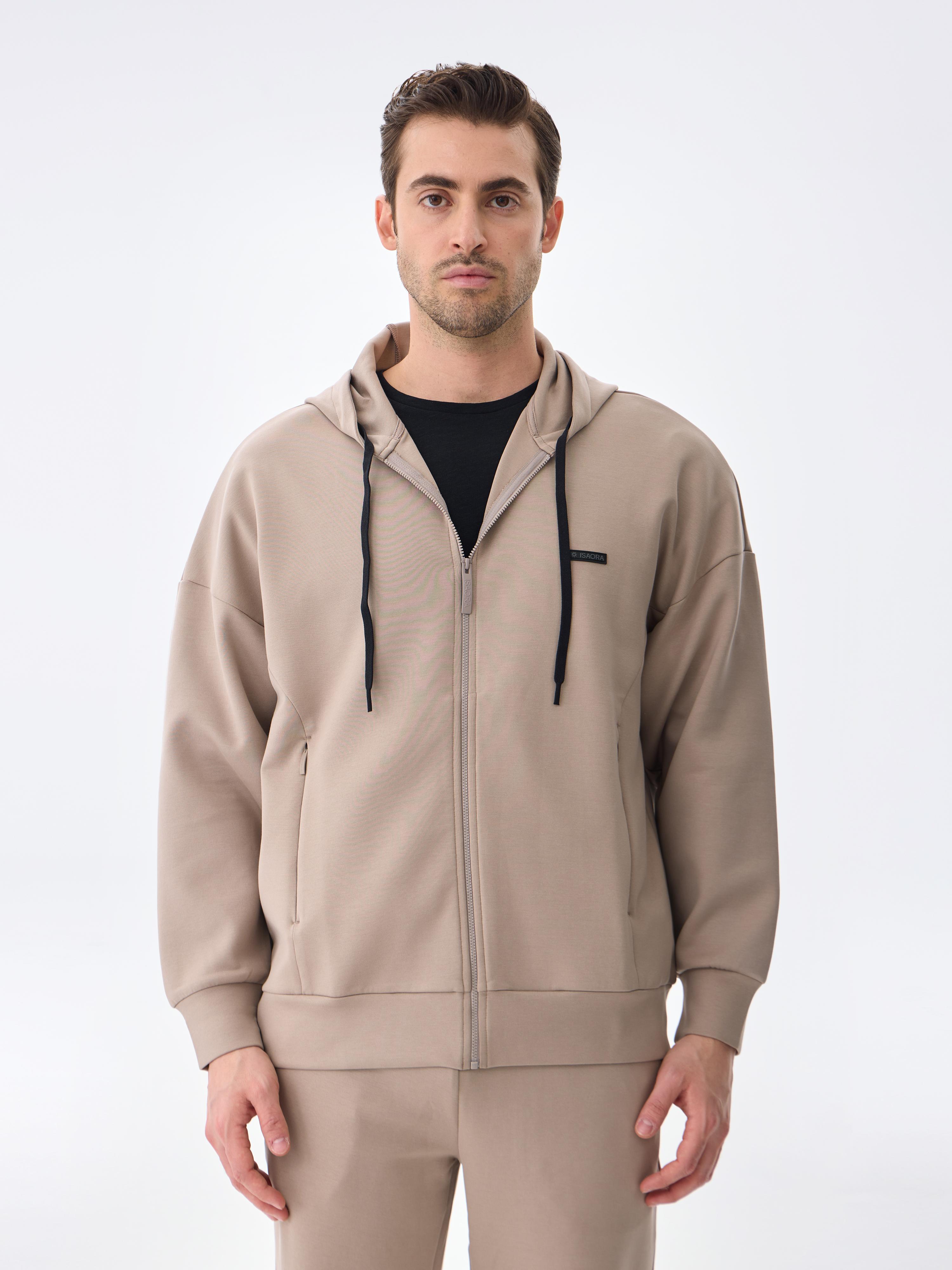 GIZA COTTON SWEAT - BEIGE