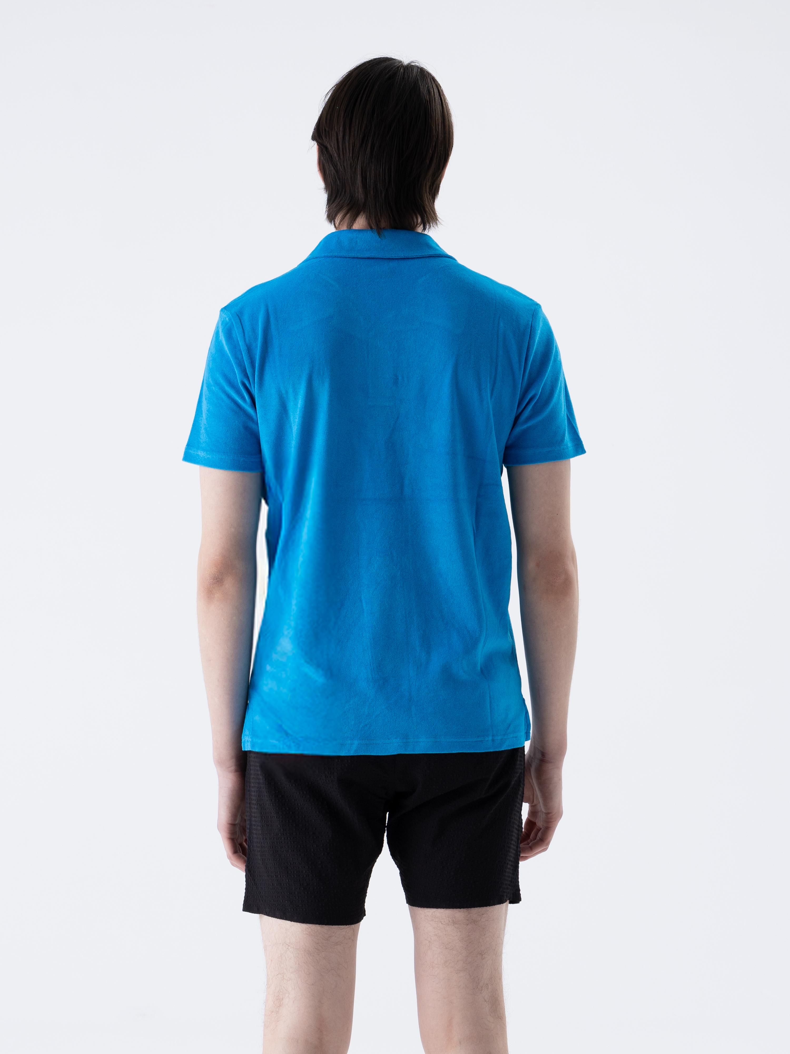 TOWEL COTTON POLO - BLUE