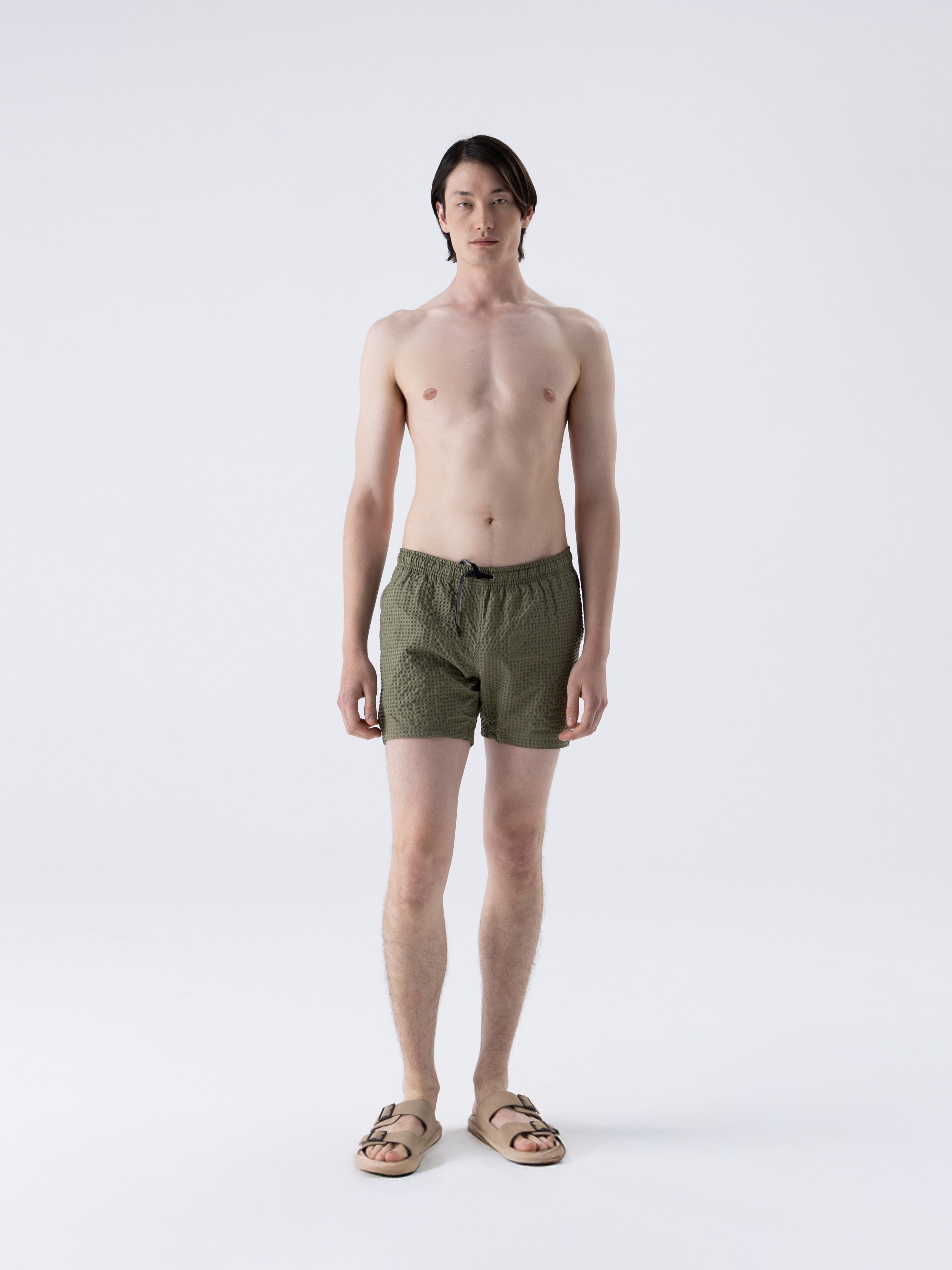 MALIBU SWIM SHORT - BRUMA LIGHT KHAKI