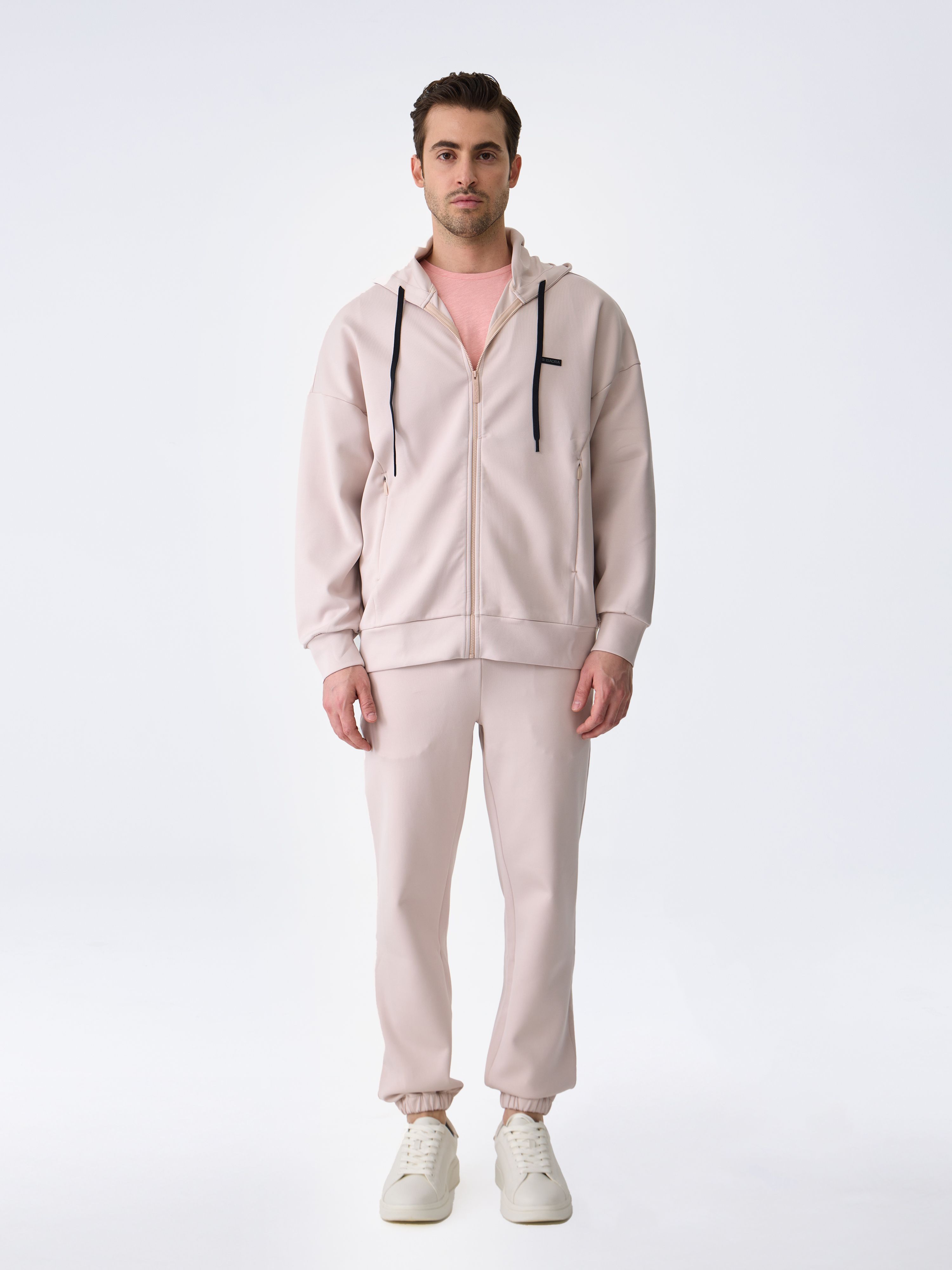 GIZA COTTON SWEAT - MOON ROCK