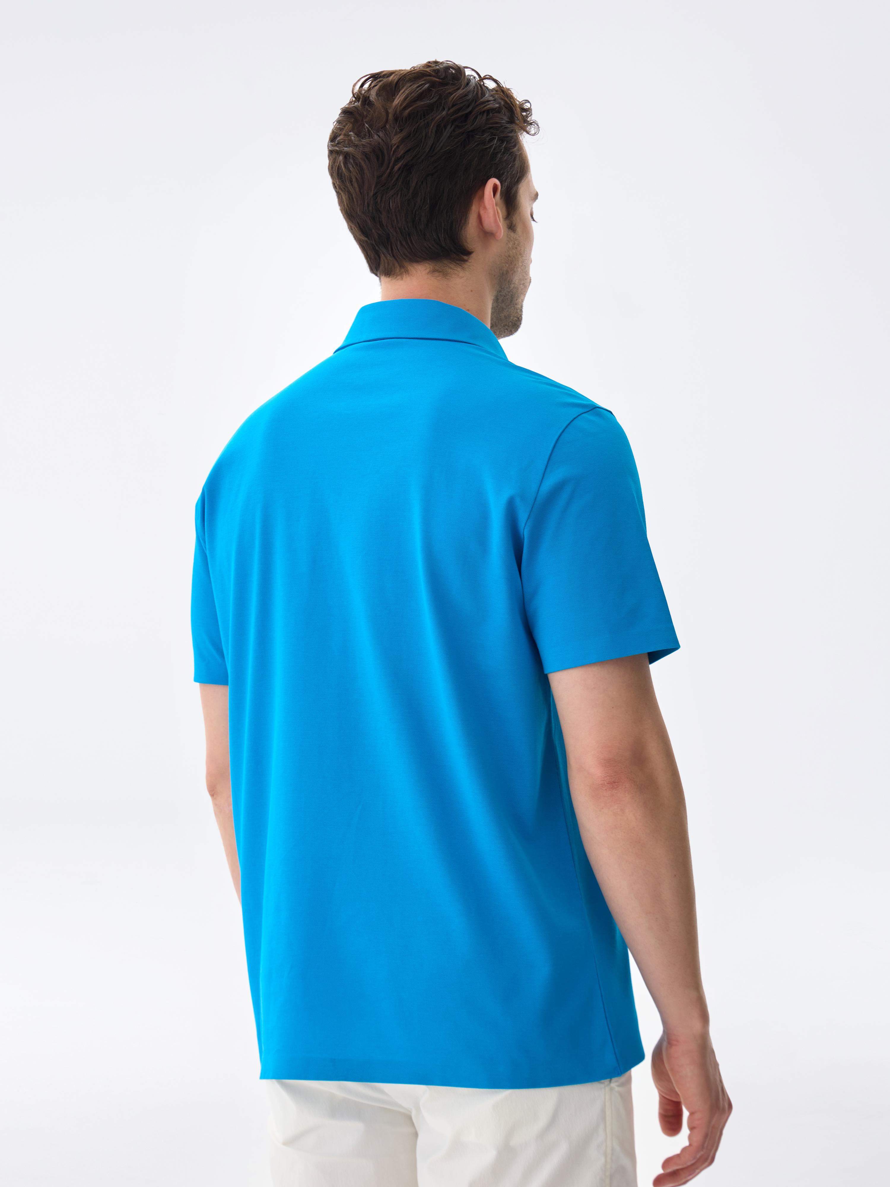 PIMA COMFORT POLO - BLUE