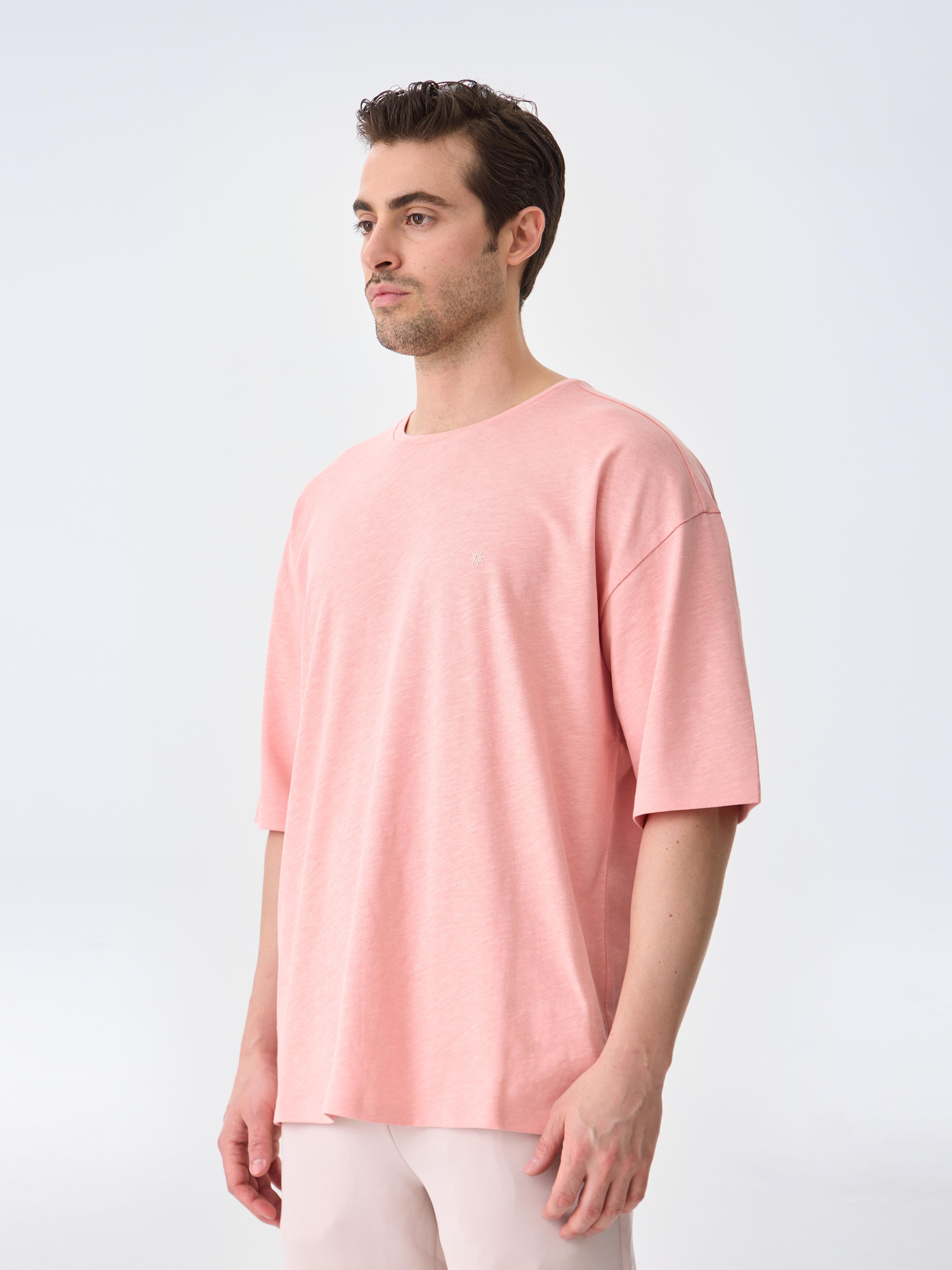 AUTHENTIC SLUB JERSEY TEE - PINK