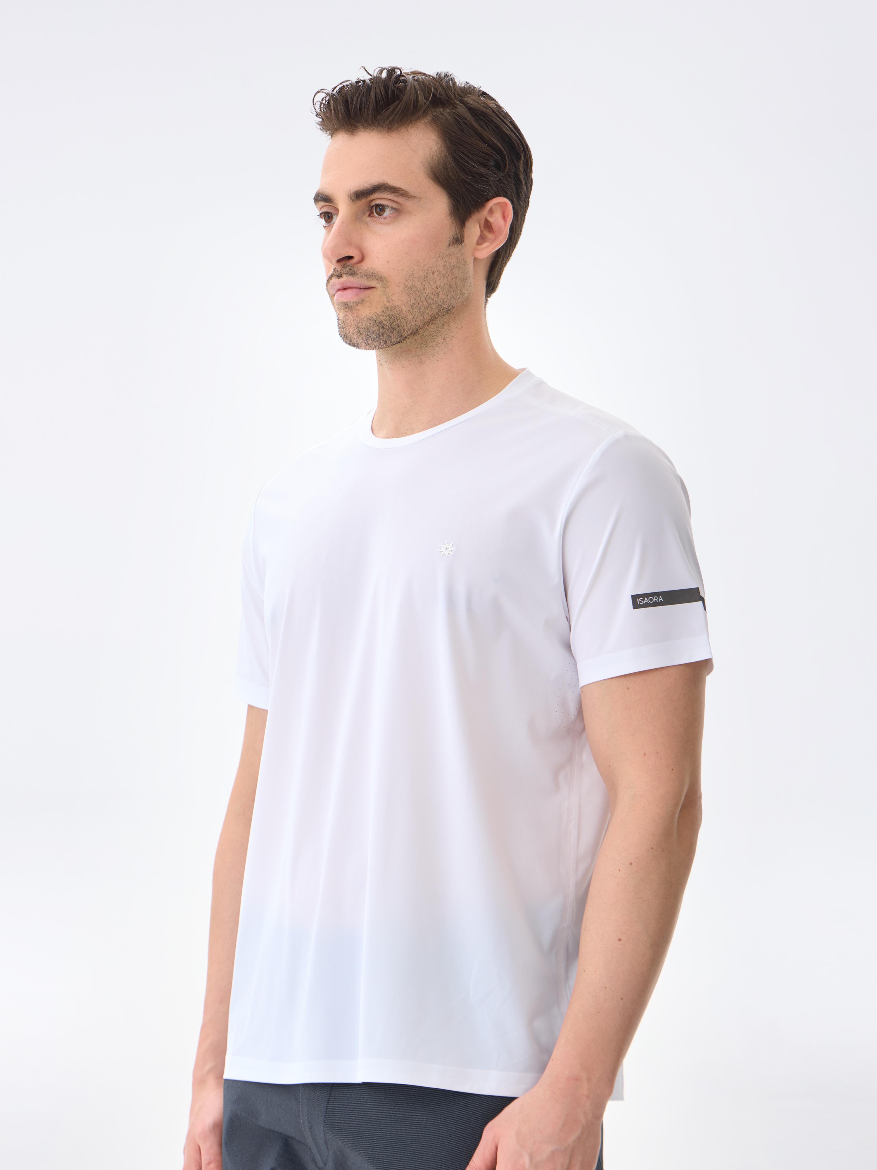 SUPER CREW KISA KOLLU TİŞÖRT - SUBTLE WHITE