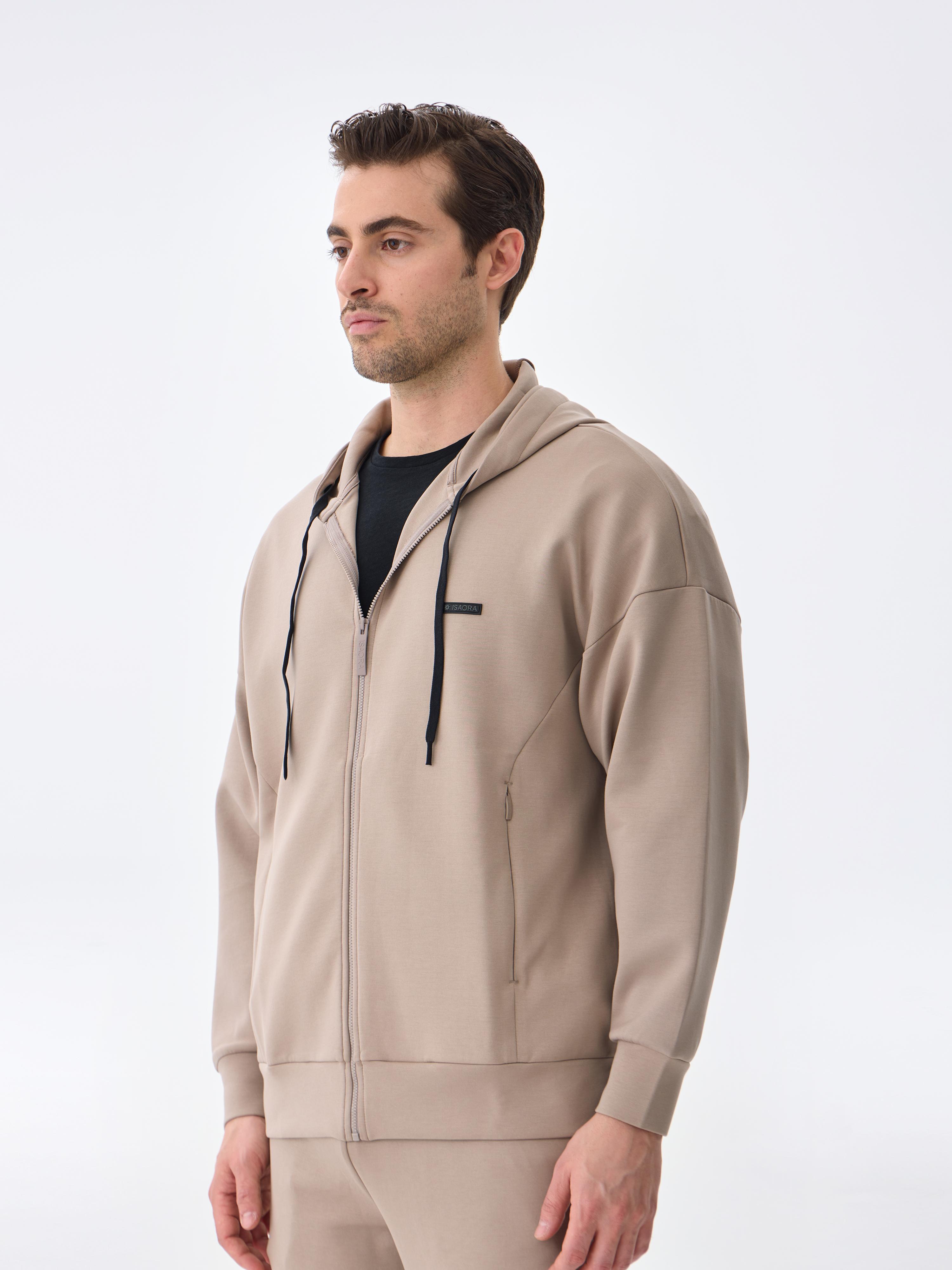 GIZA COTTON SWEAT - BEIGE