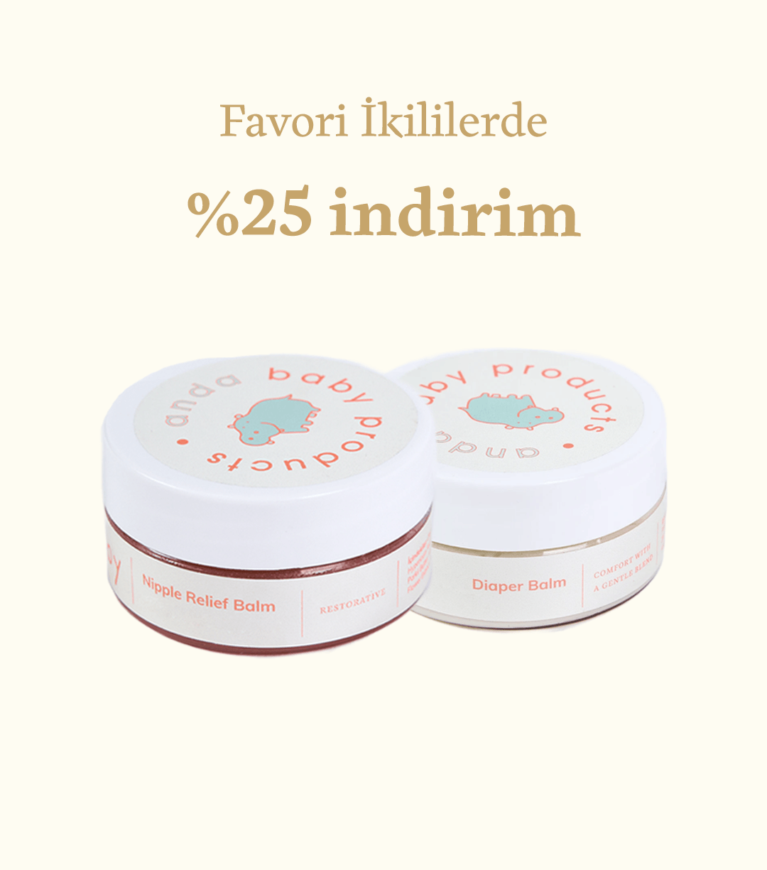 Nipple Relief Balm / Meme ucu Kremi & Diaper Balm 