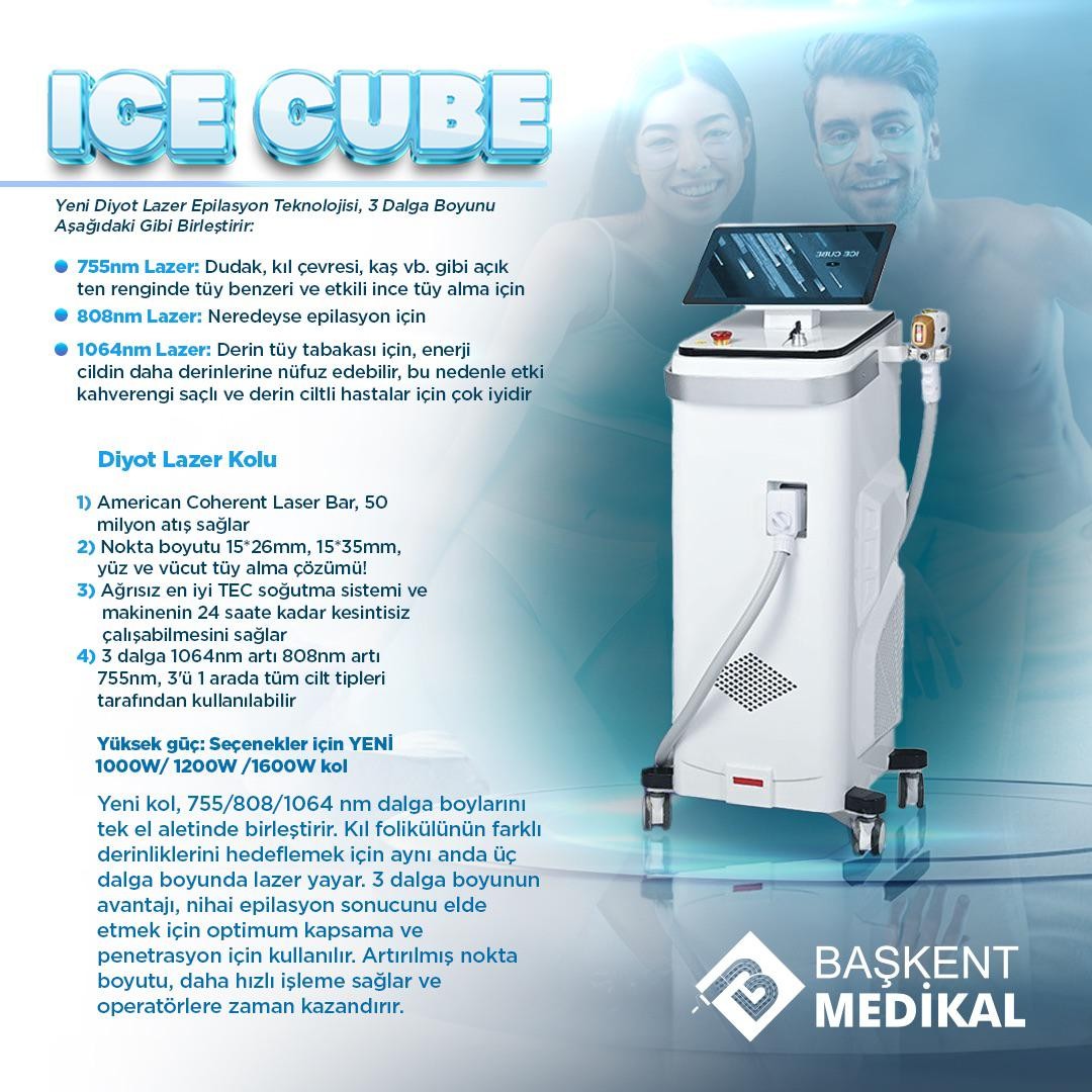 Ice Cube Lazer Epilasyon