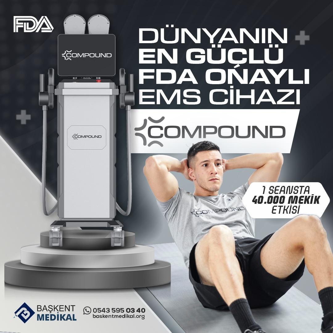 FDA ONAYLI EMS CİHAZI COMPOUND 