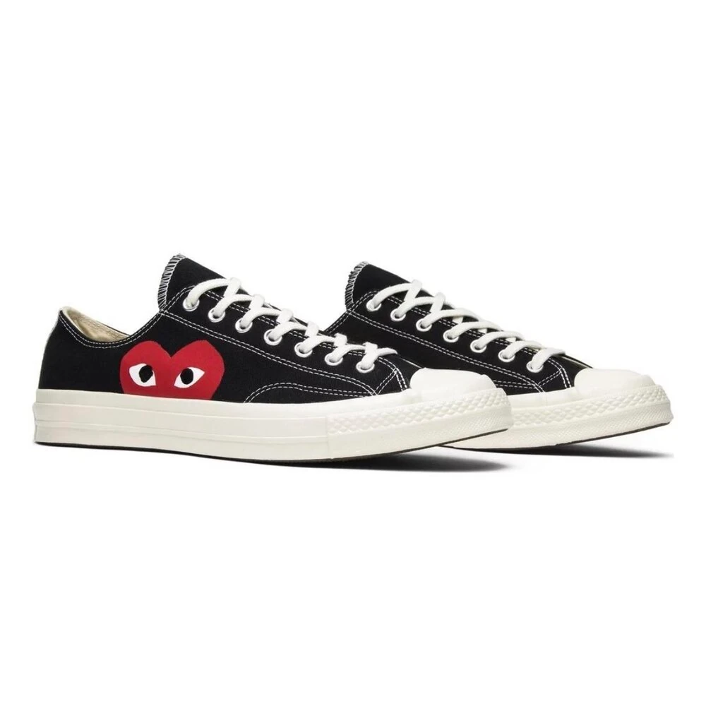 Converse Comme des Garcons Low Play Black White