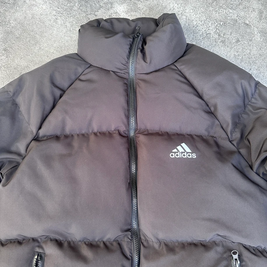 Oversize Adidas Siyah Şişme Mont