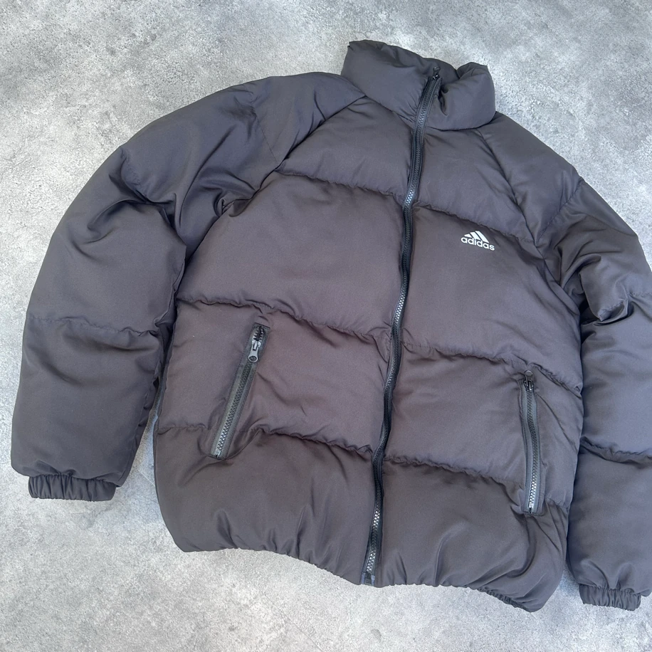 Oversize Adidas Siyah Şişme Mont