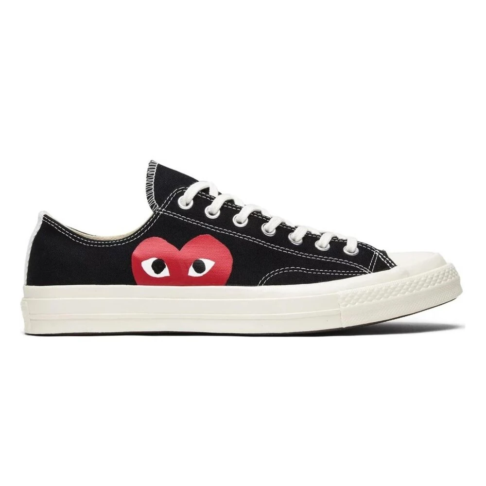 Converse Comme des Garcons Low Play Black White