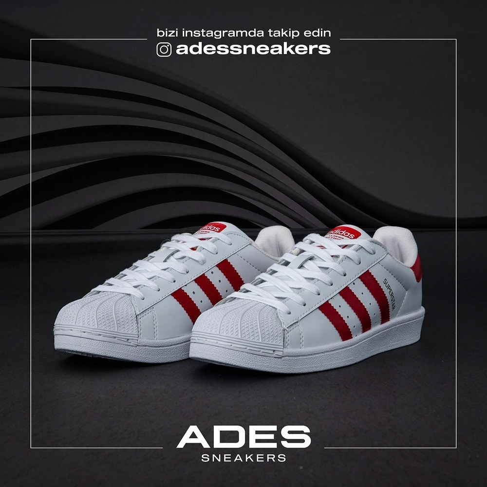 Adidas Süperstar “ White Red “