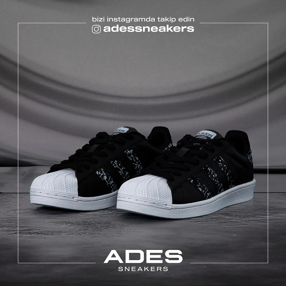 Adidas Süperstar Rugan Design Black