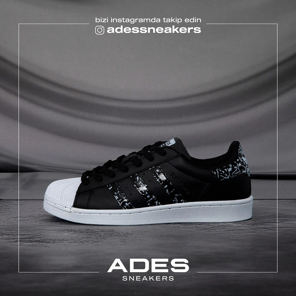 Adidas Süperstar Rugan Design Black