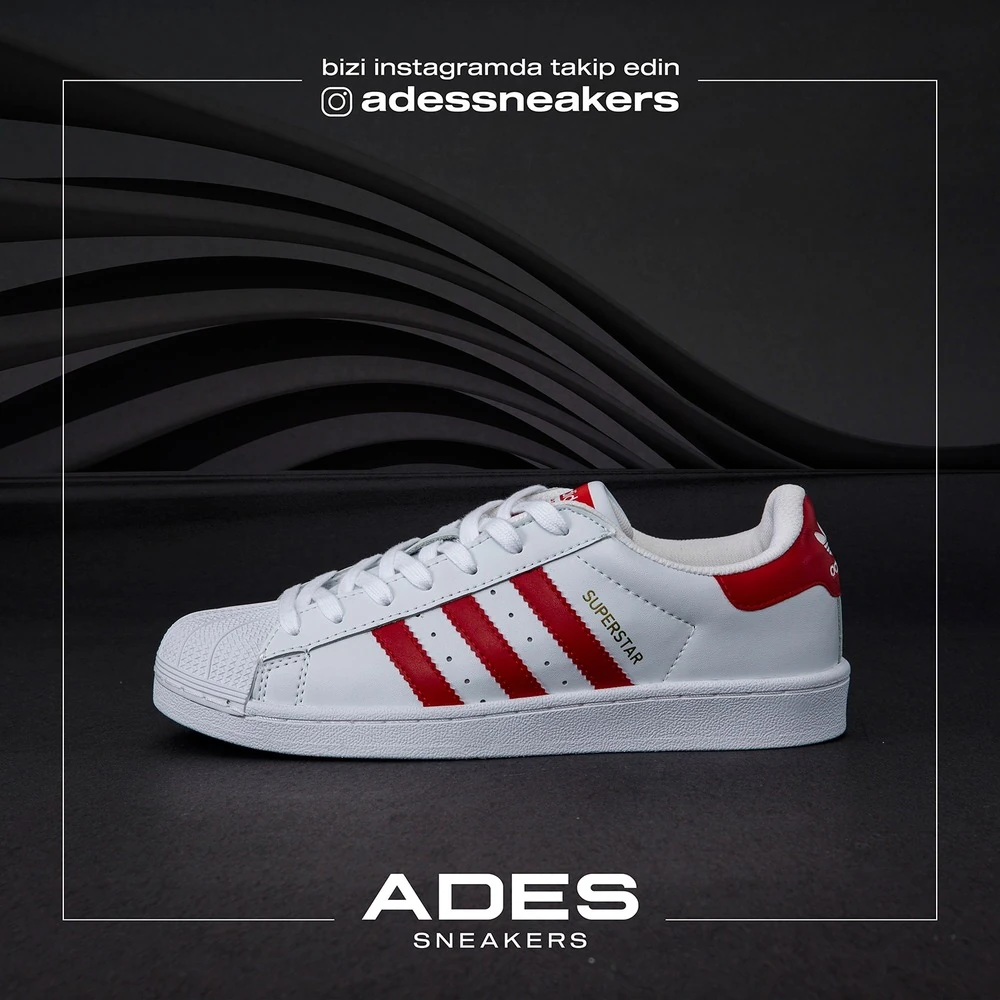 Adidas Süperstar “ White Red “