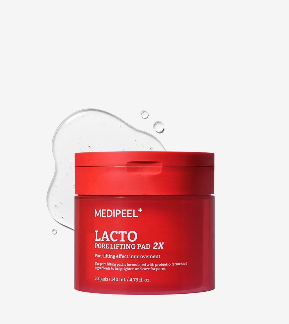 MEDIPEEL Lacto Pore Lifting Pad 2X (50 adet) Gözenek Sıkılaştırıcı & Cilt Yüzeyi Dengeleyici Günlük Bakım Pedi
