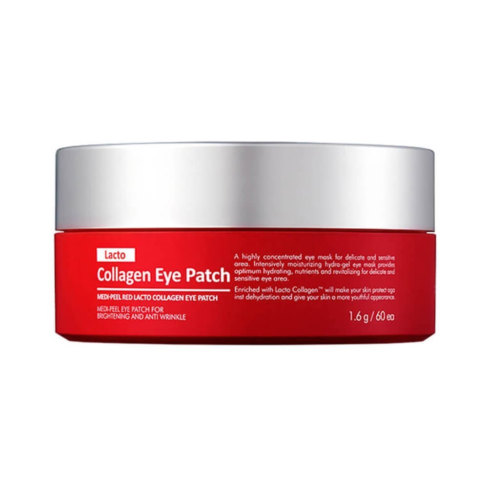 Medi-Peel Red Lacto Collagen Eye Patch 60 adet Laktobasil içeren kollajen göz kapağı yamaları