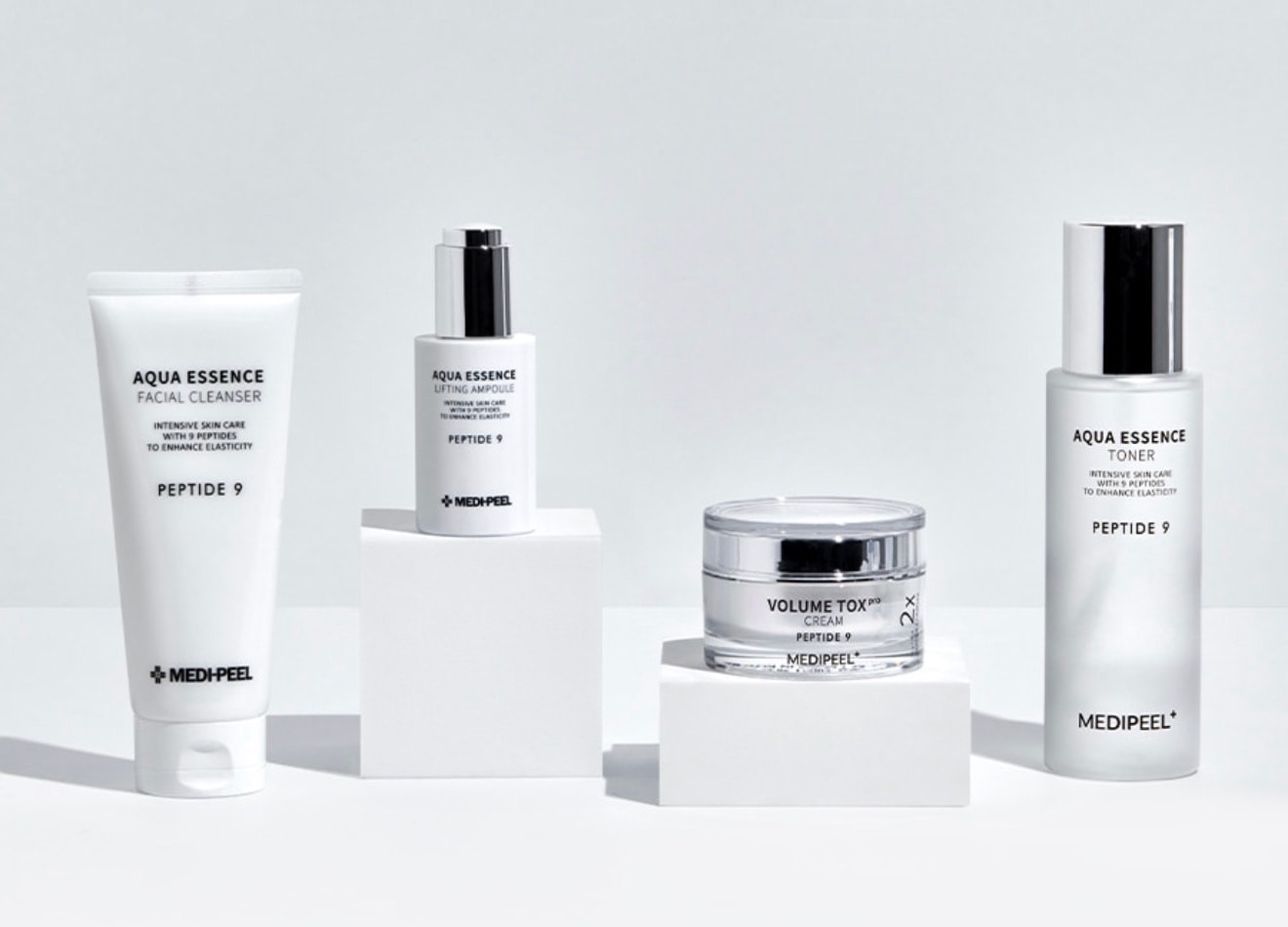 MEDIPEEL Peptide 9 Aqua Essence Trial Kit (4 adet) Antioksidan İçeren Canlandırıcı Mini Set