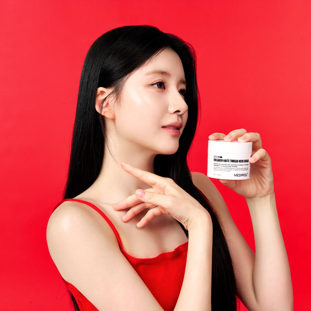 MEDIPEEL Premium Collagen Naite Thread Neck Cream 3.0 100 ml Peptit ve kolajen içeren boyun için lifting krem