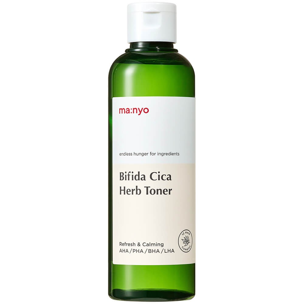 Manyo Bifida Cica Herb Toner 210 ml Hassas ciltler için rahatlatıcı toner