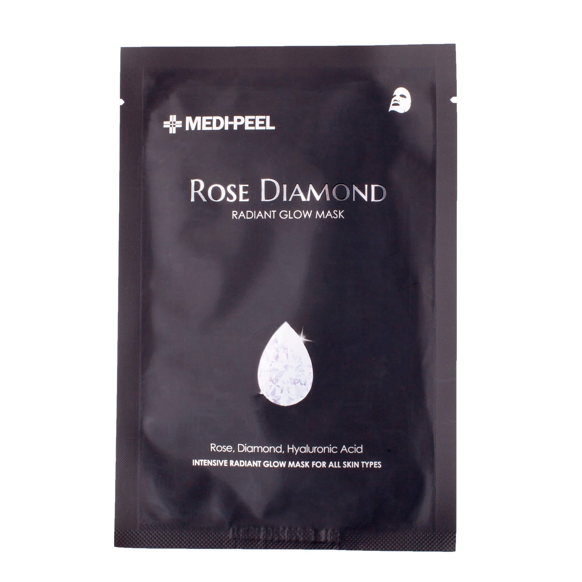 Medi-Peel Rose Diamond Mask 25 ml Işıltılı bir cilt için elmas tozu içeren maske