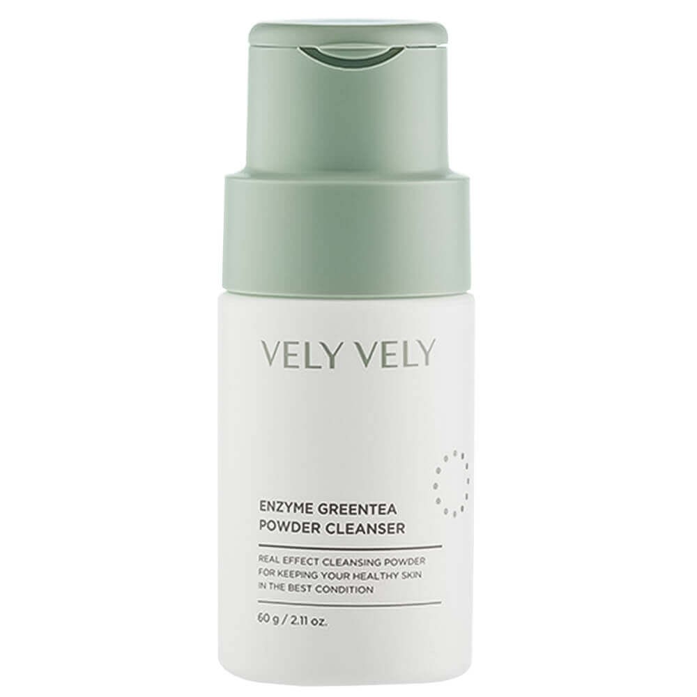 Vely Vely Enzyme Greentea Powder Cleanser 60 g Yağlı ciltler için yeşil çaylı enzim tozu