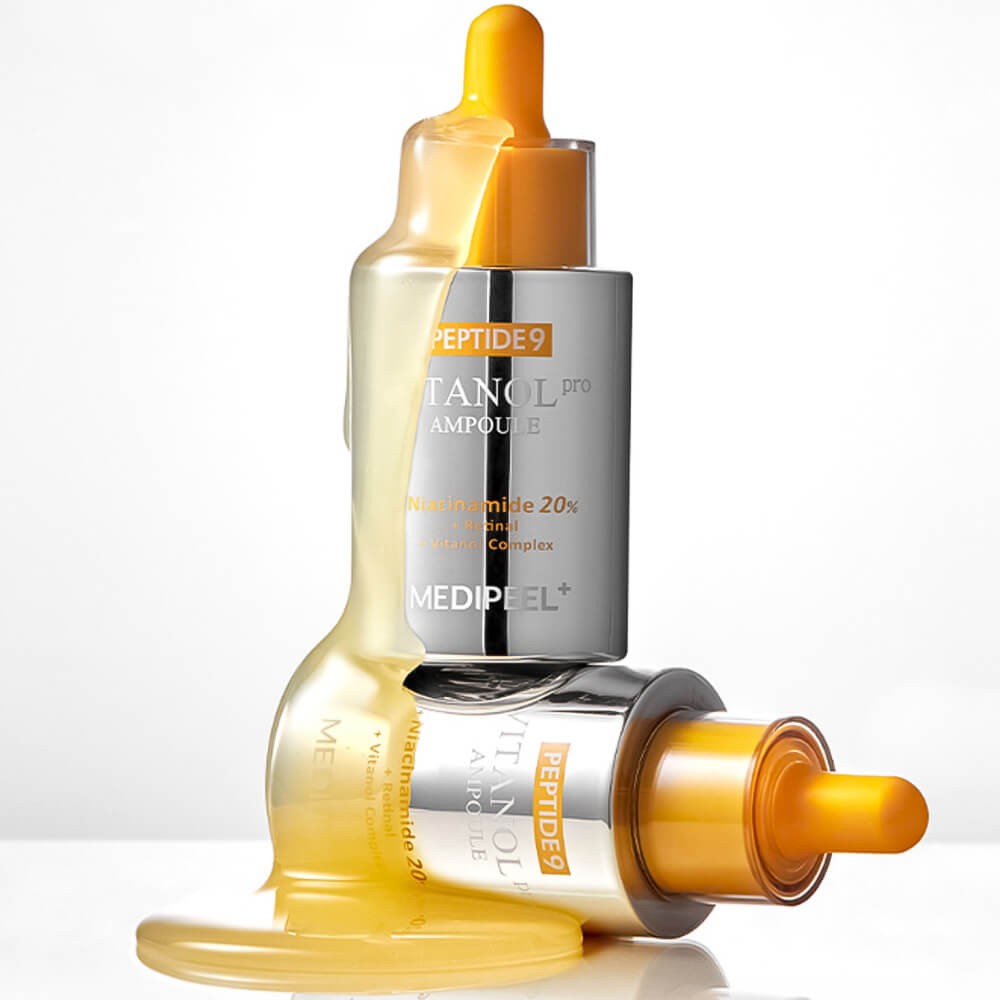 MEDIPEEL Peptide 9 Vitanol Ampoule PRO 30 ml Peptit ve %20 niasinamid içeren lifting ampulü