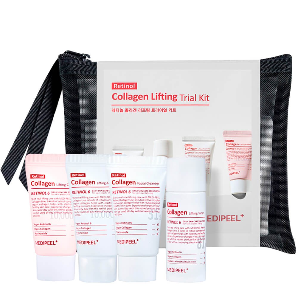 Medi-Peel Retinol Collagen Lifting Trial Kit (4 adet) Retinol ve kolajen içeren minyatür seti