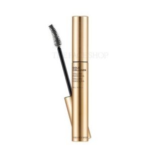 THE FACE SHOP Gold Collagen Volume Mascara 12g Maksimum kirpik hacmi için maskara