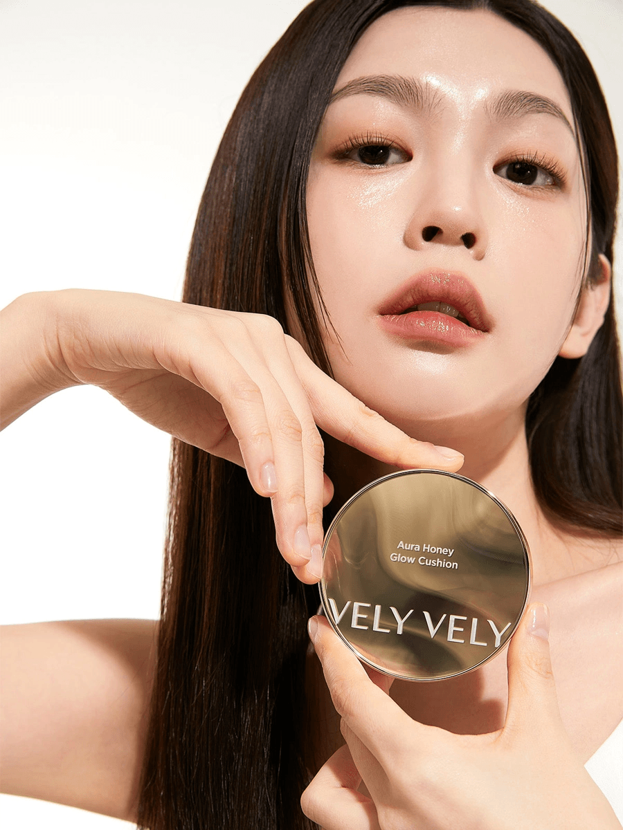 Vely Vely SPF50 Aura Honey Glow Cushion – Light 15 ml  Cushion fondöten - 21 ışık