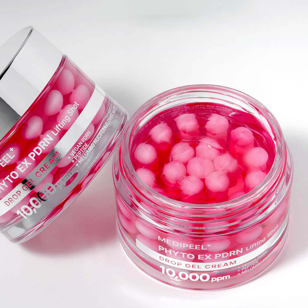 MEDIPEEL Phyto EX PDRN Lifting Shot Drop Gel Cream 50 ml Peptitler, PDRN ve mikro iğneler içeren kapsüllü krem