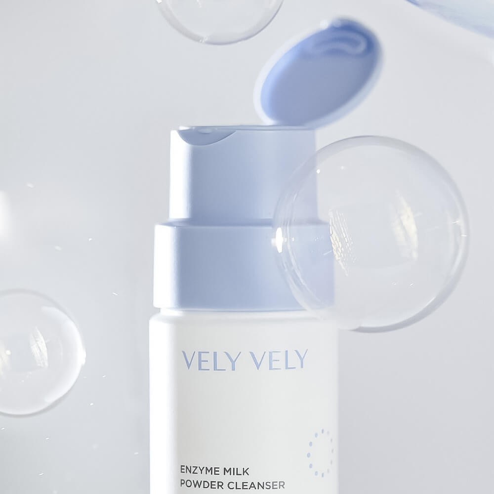 Vely Vely Enzyme Milk Powder Cleanser 60 g Süt proteinleri içeren nemlendirici enzim tozu