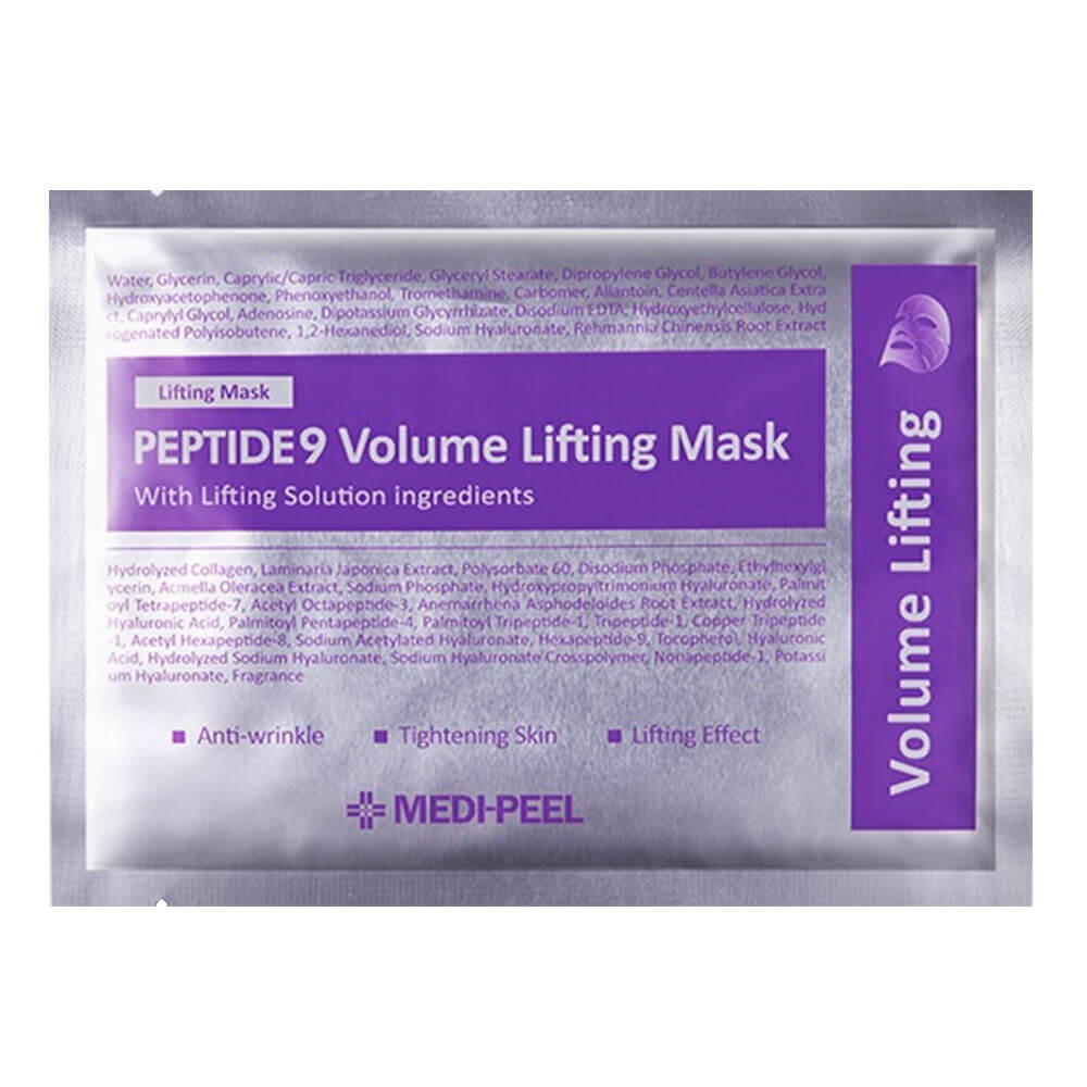 MEDIPEEL Peptide 9 Volume Lifting Mask 25 ml Esnekliği geri kazandırmak için kumaş maskesi