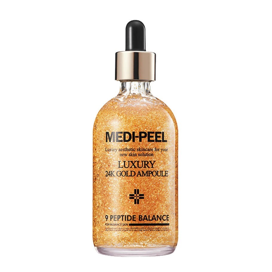 (Y) Medi-Peel Luxury 24K Gold Ampoule 100 ml Cilt elastikiyeti için 24K altın içeren ampul